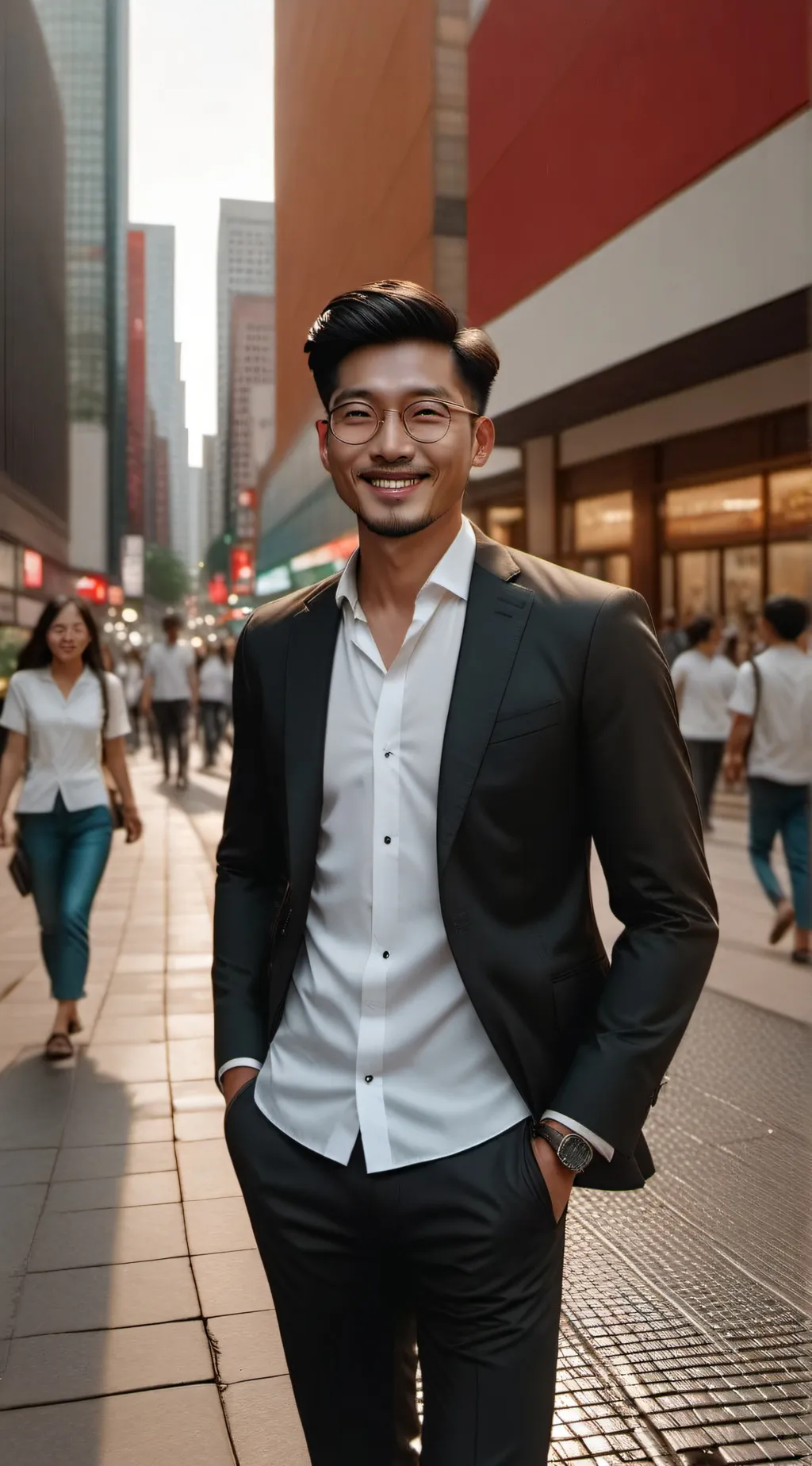 ai character: Leo background