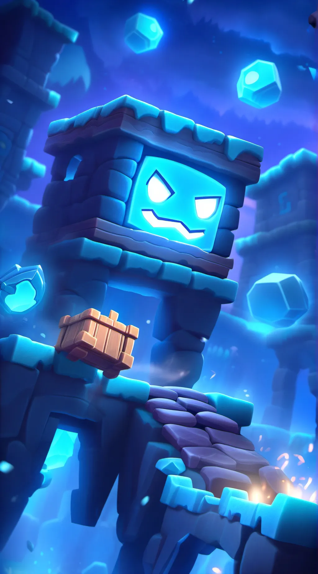 ai character: Geometry Dash  background