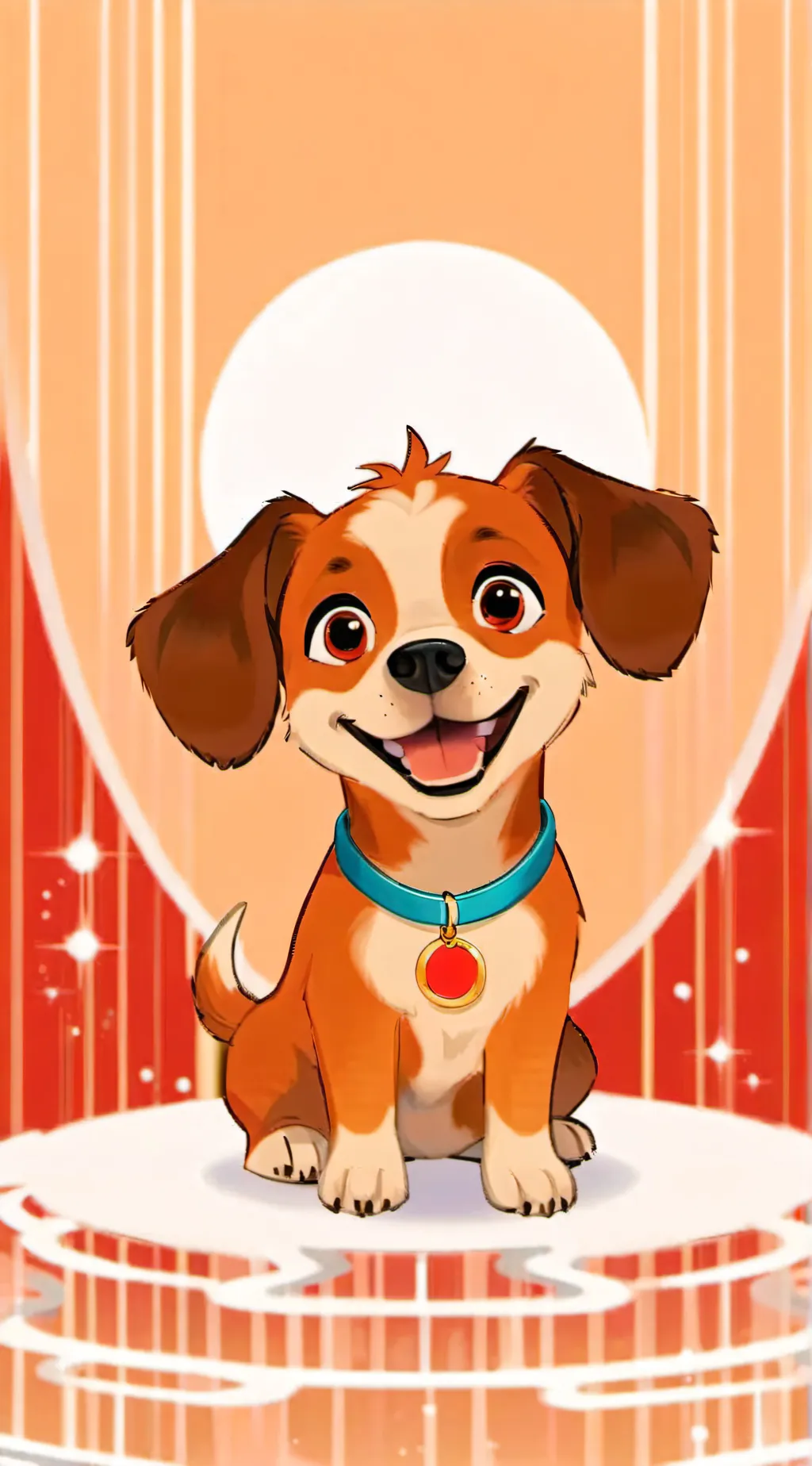 ai character: Dogday  background