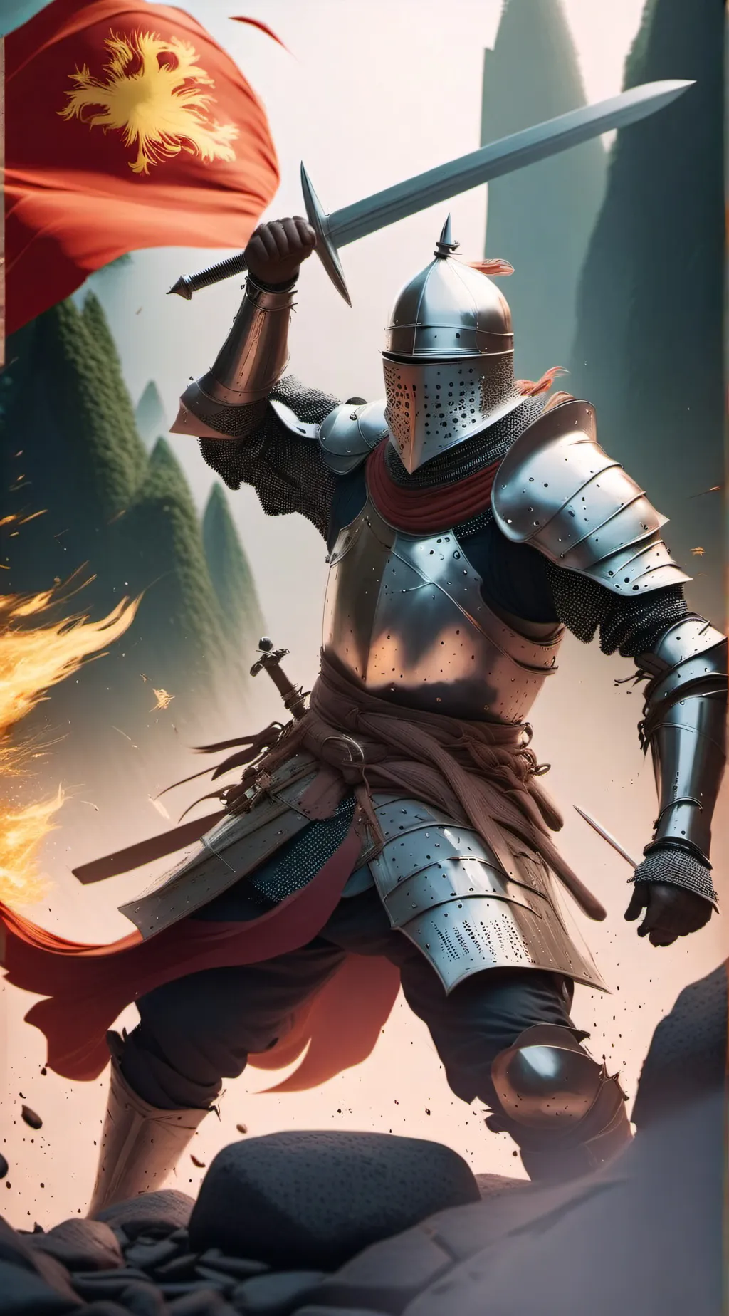 ai character: British hood background