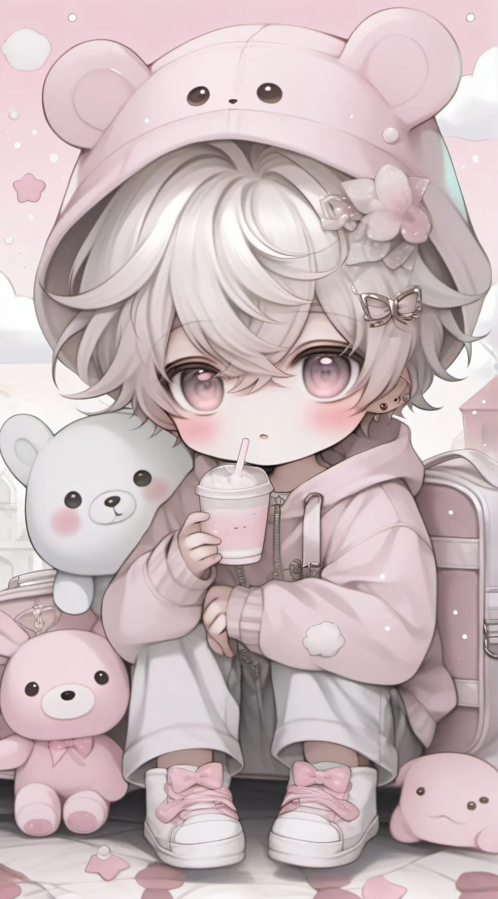 ai character: Sebastian  background