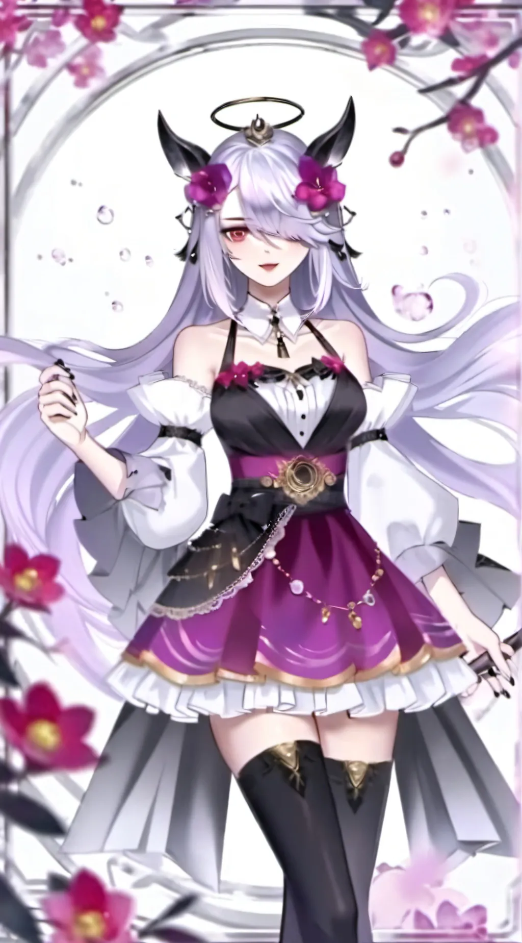 ai character: Rubie ☆ background