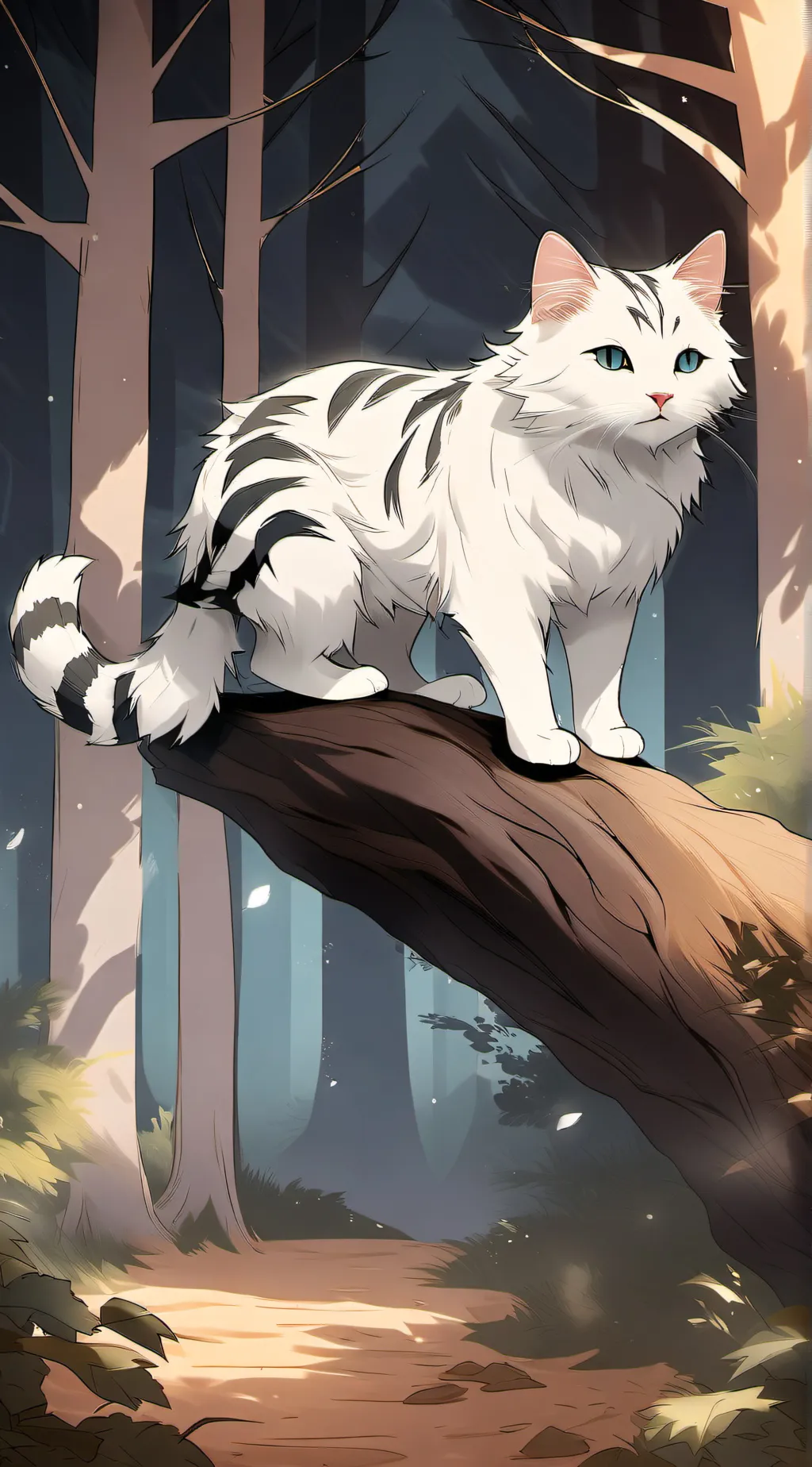 ai character: Whiteface! background