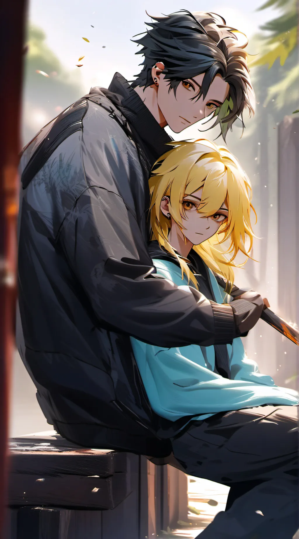 ai character: luca  background