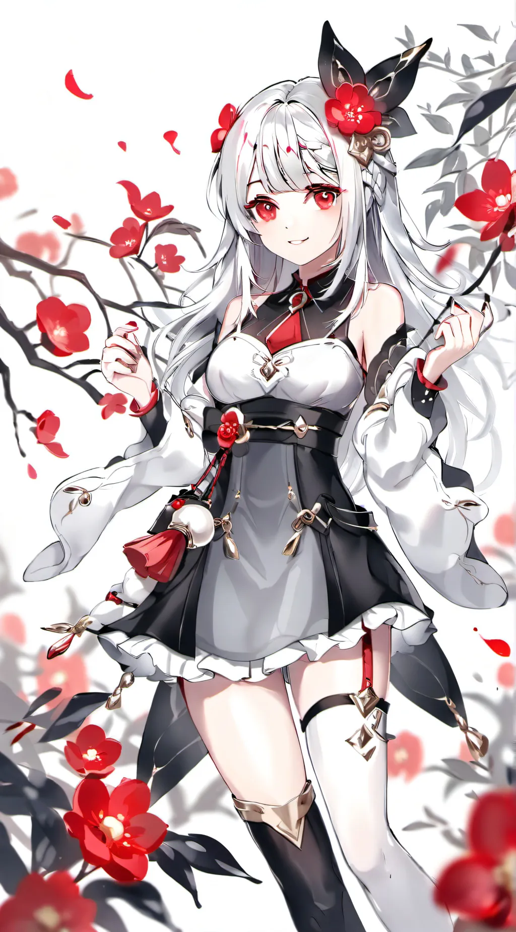 ai character: hana  background