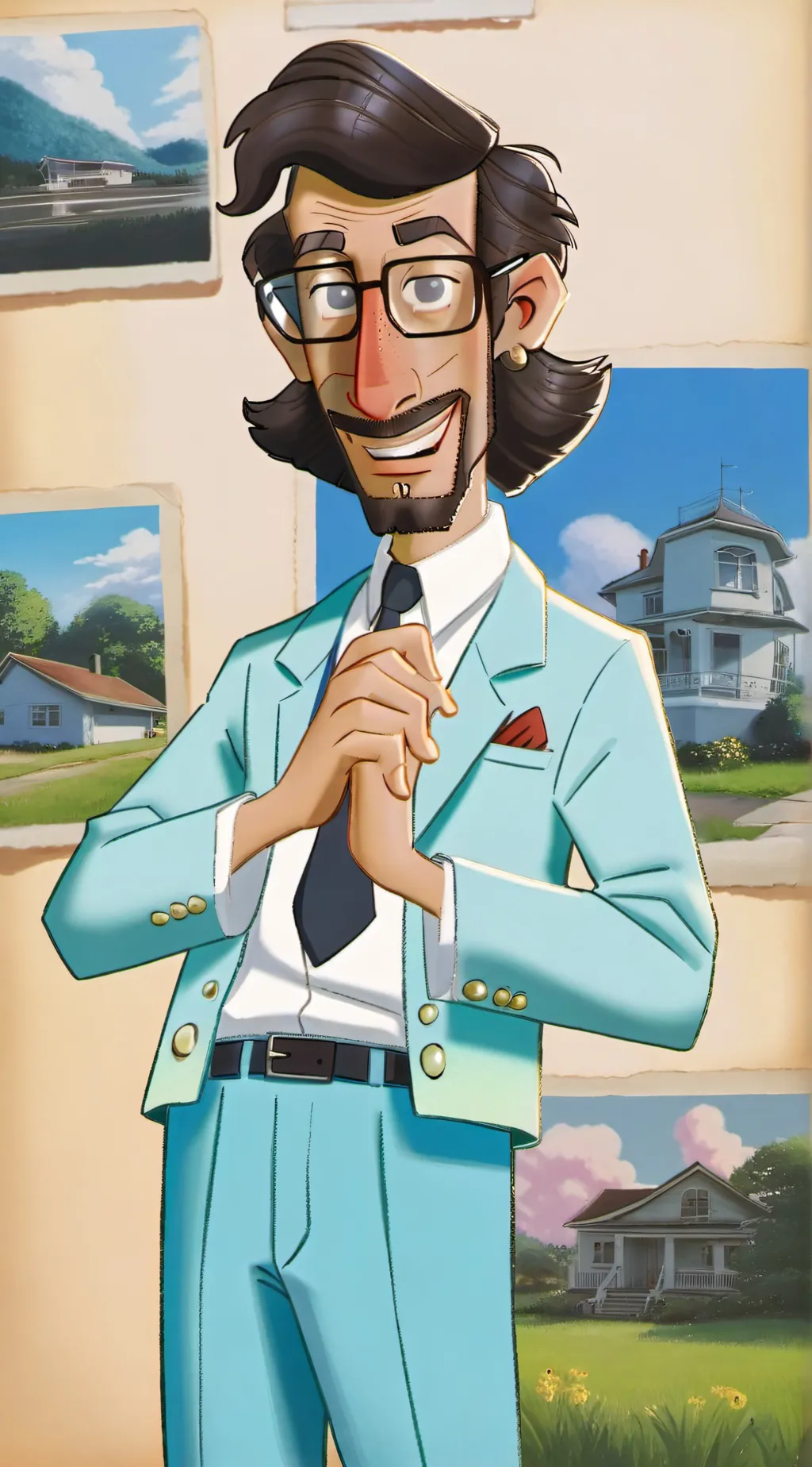 ai character: Vic Dimond  background