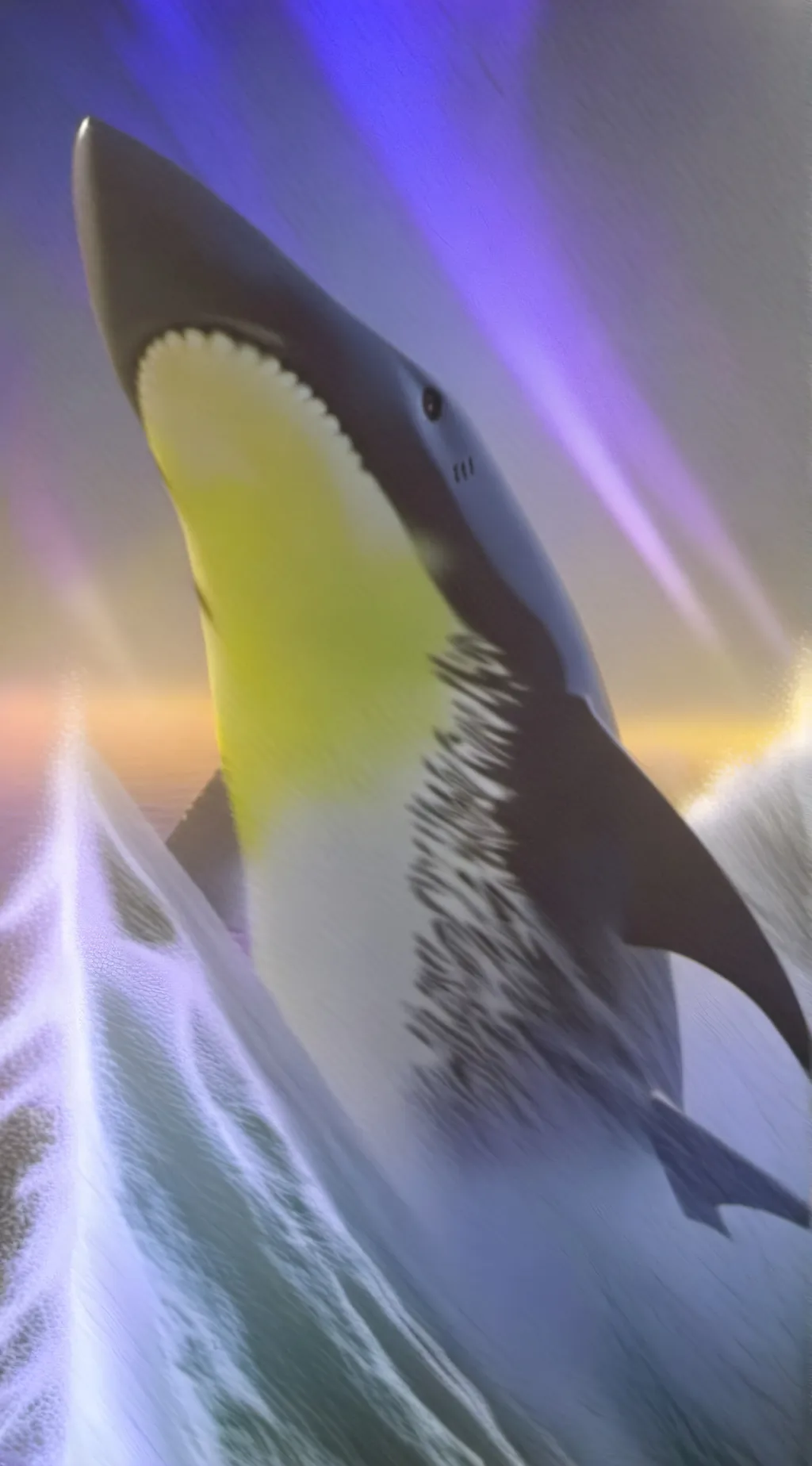 ai character: SHARKY background