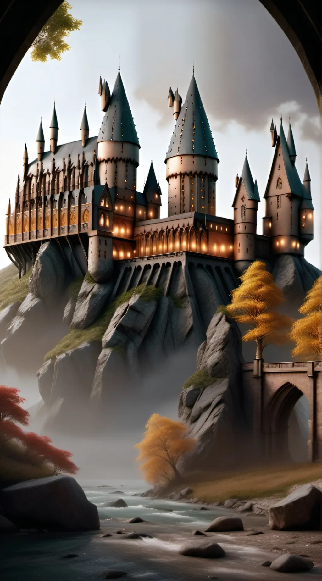 ai character: Hogwarts background
