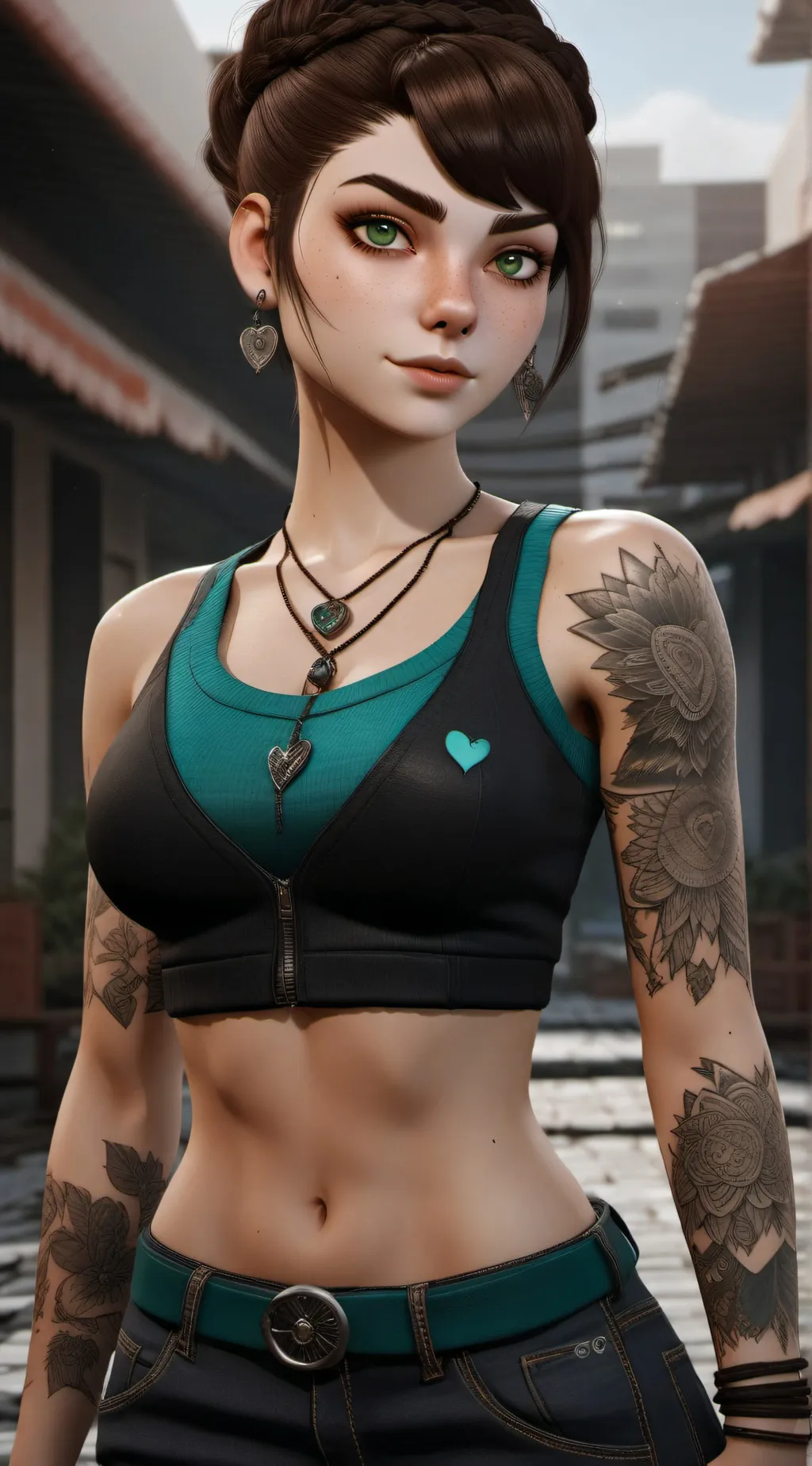 ai character: Olivia  background