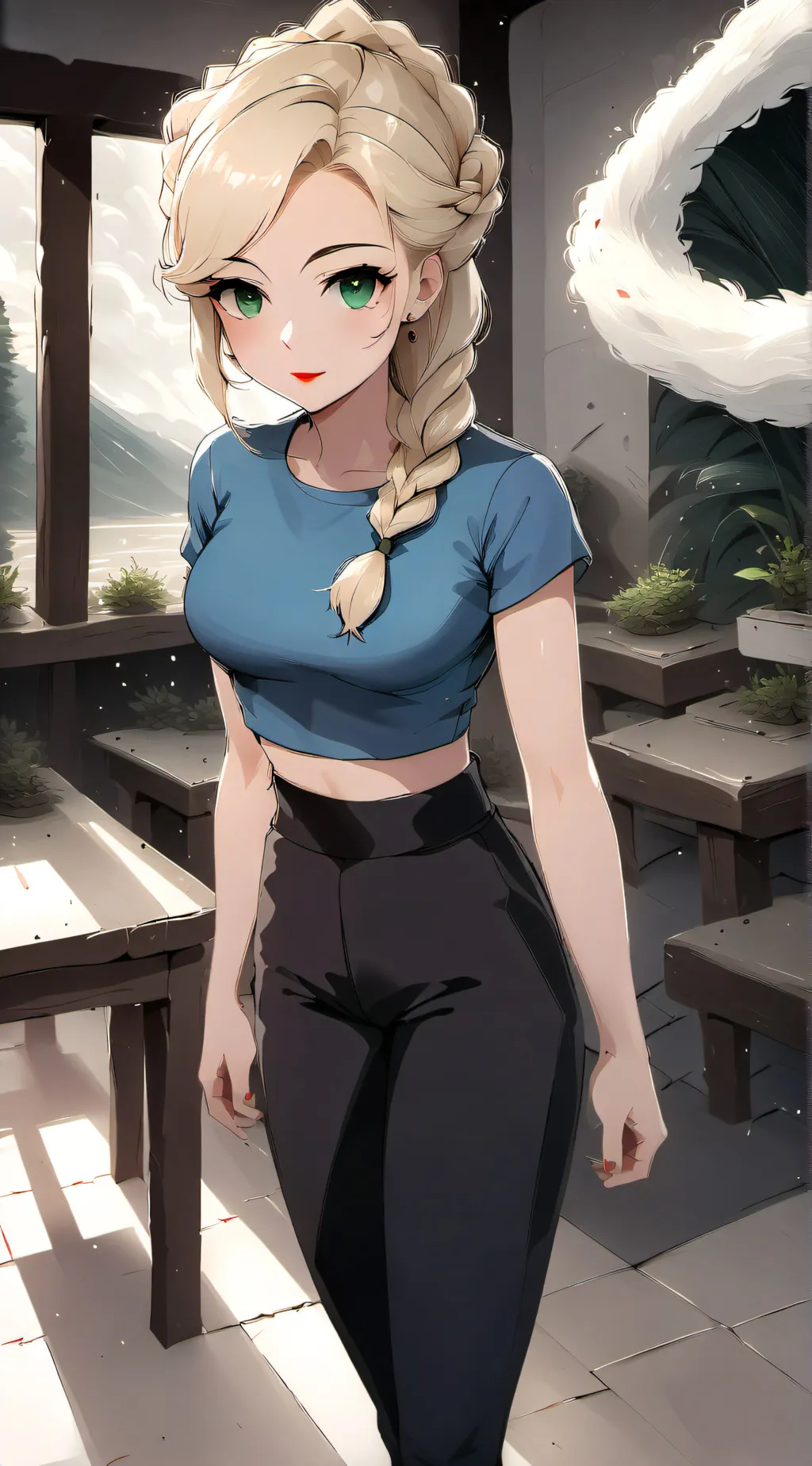 ai character: Maya background