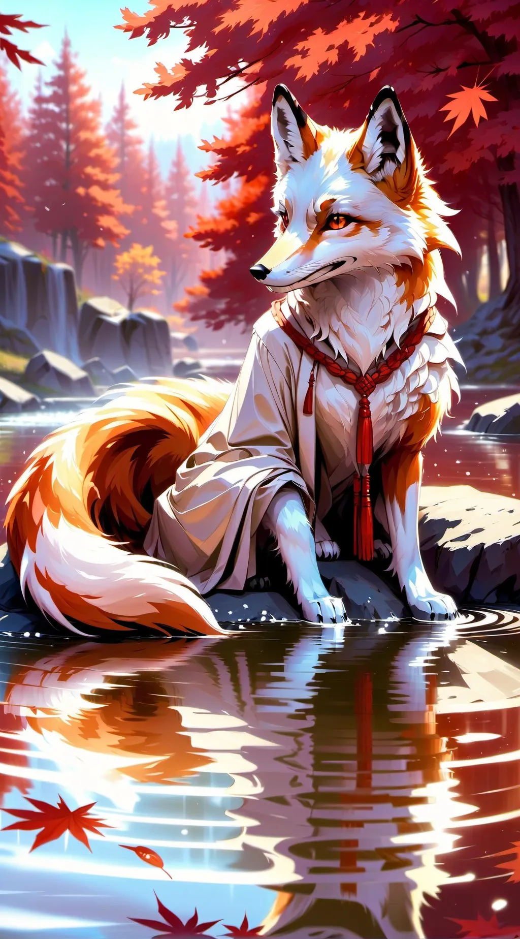 ai character: Ayame background