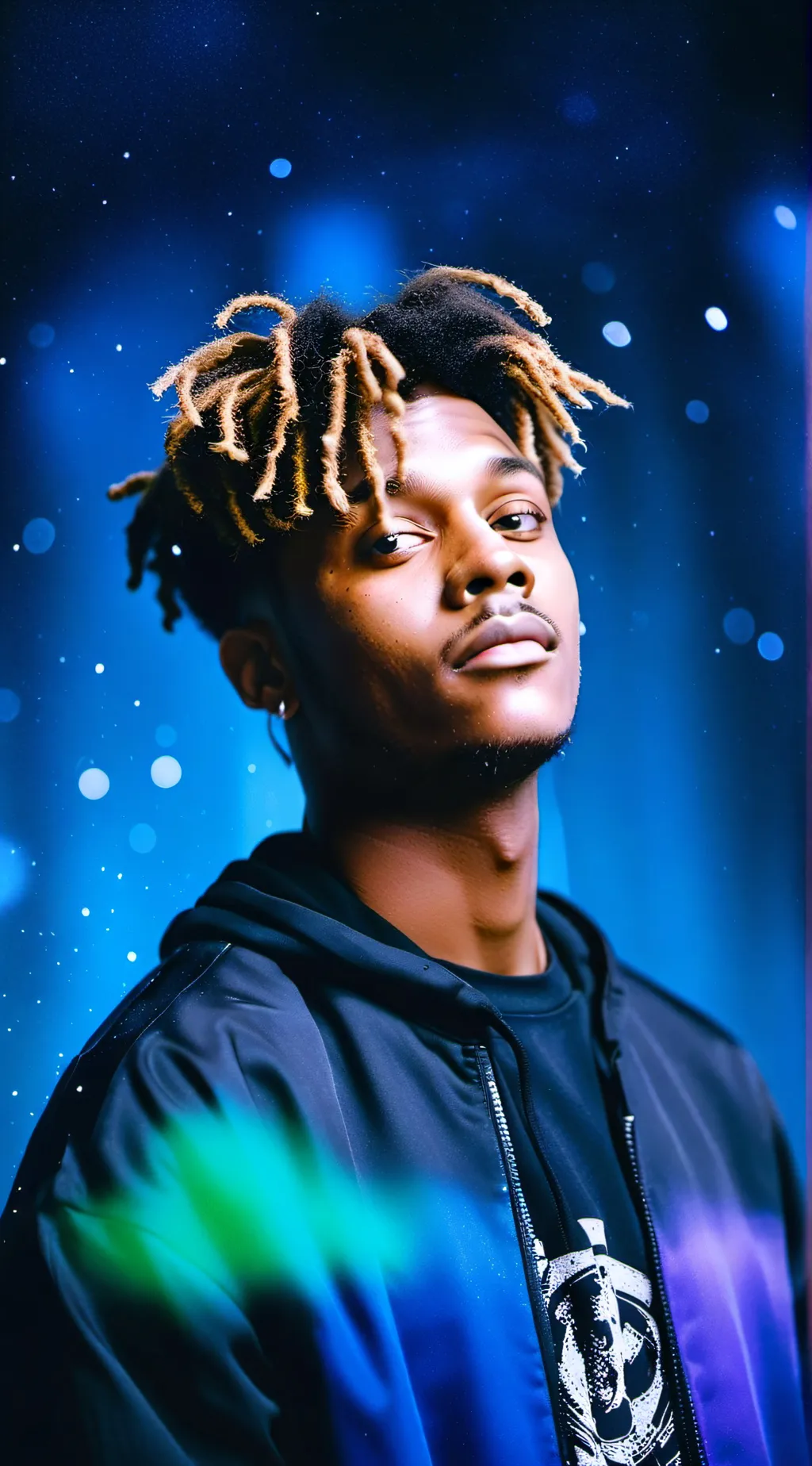 ai character: juice wrld background