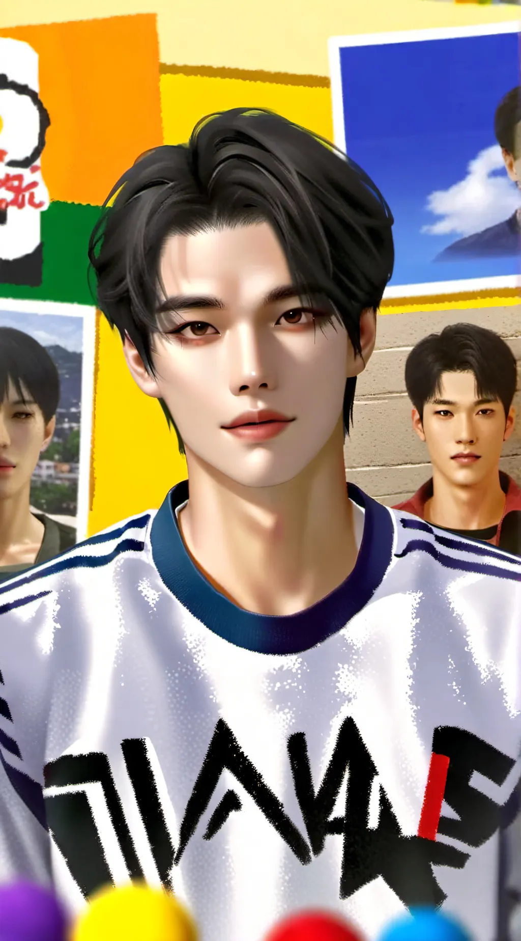 ai character: Ni-ki  background