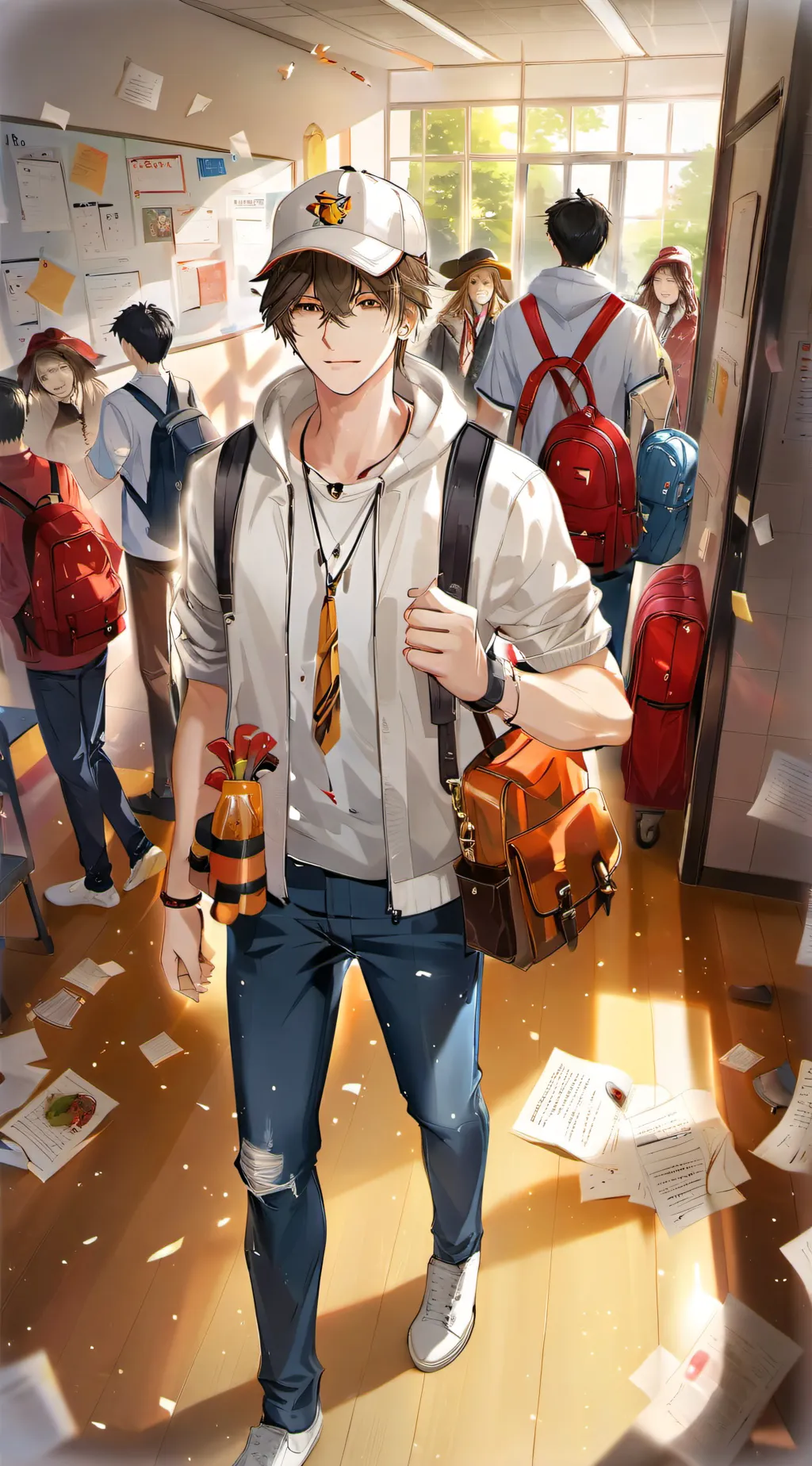 ai character: HB Highschool background