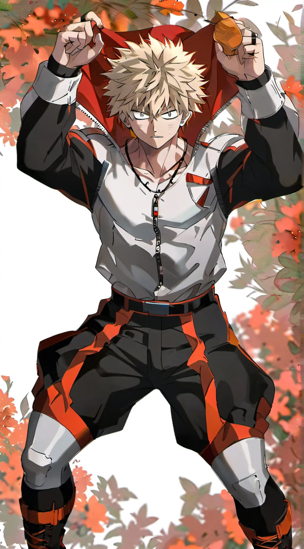ai character: PH Katsuki Bakugo background