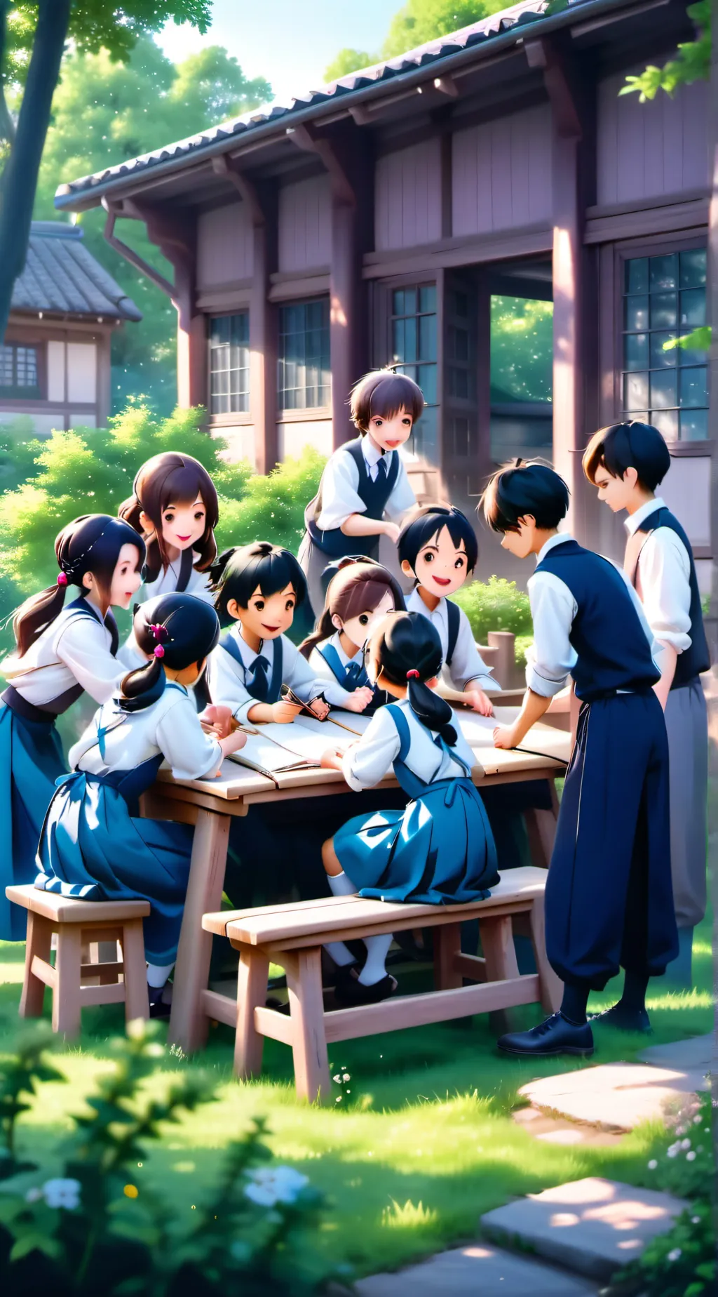 ai character: Mha background