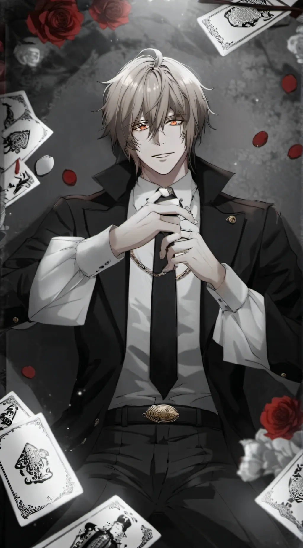 ai character: Axel✨✨ background