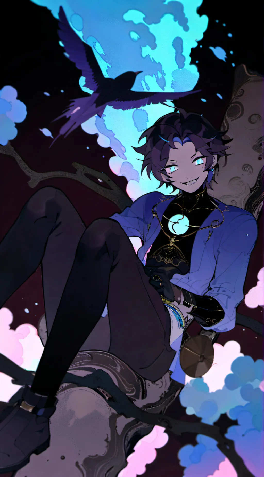 ai character: Sebastion solace  background