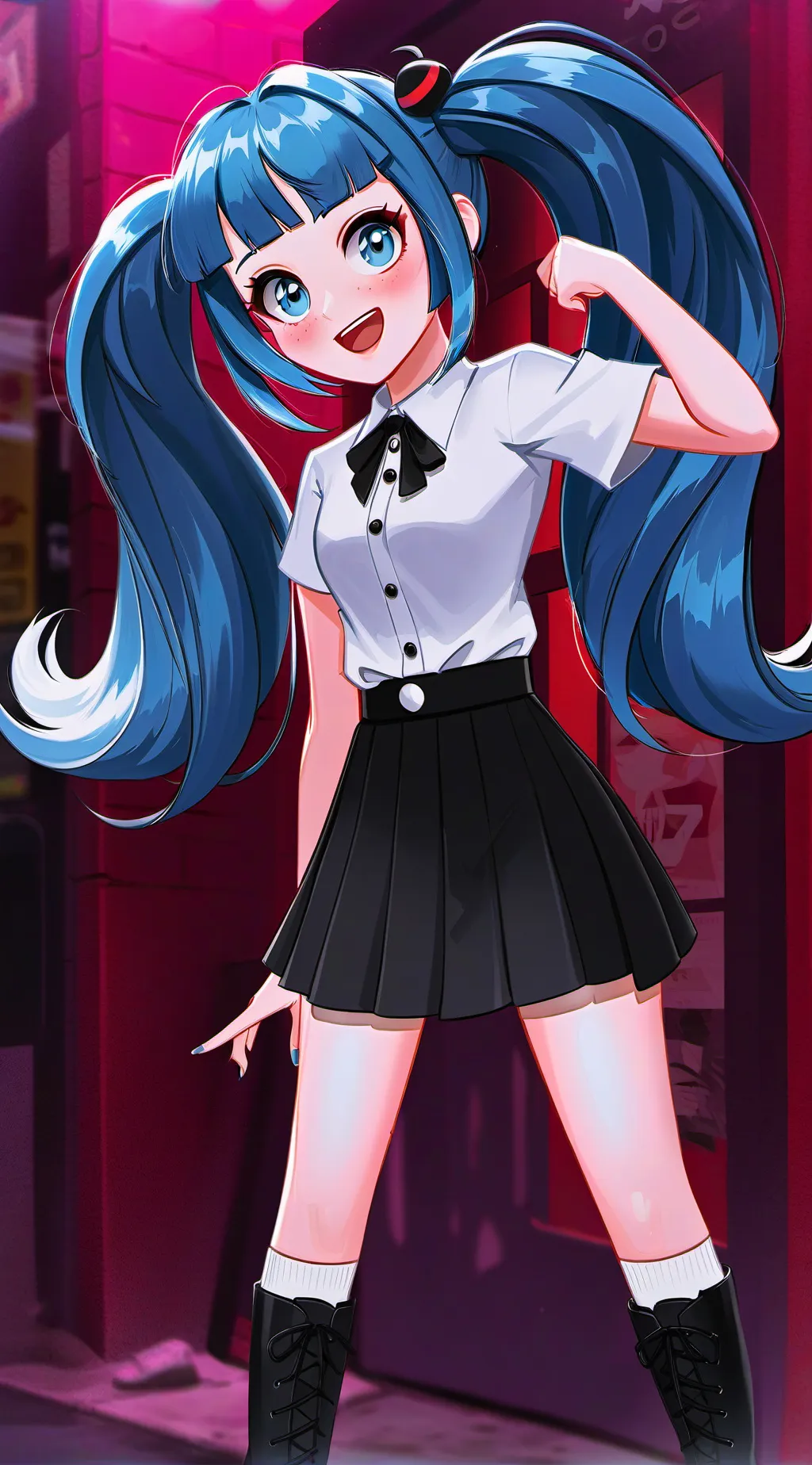 ai character: Crystal background