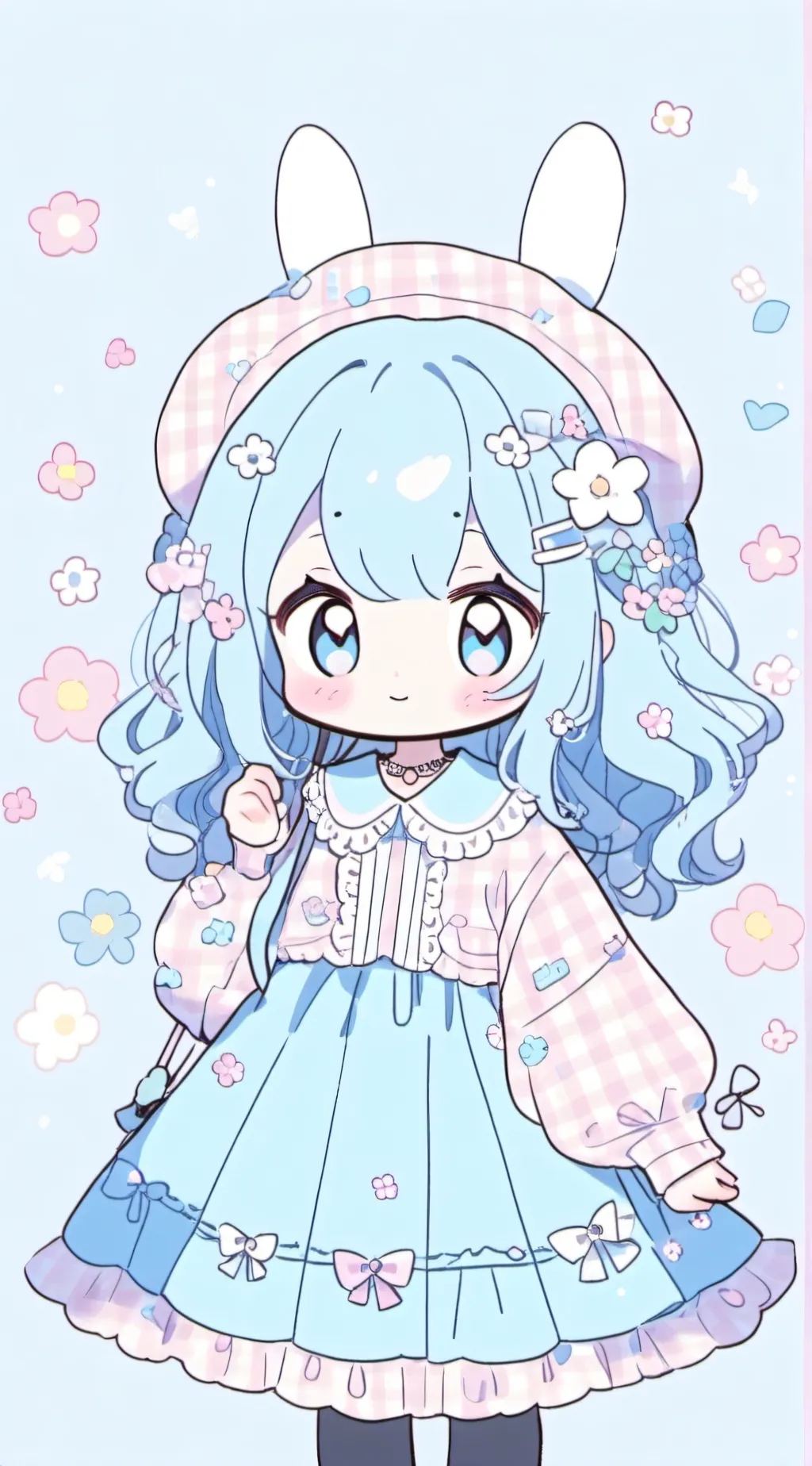 ai character: Amy💙 background