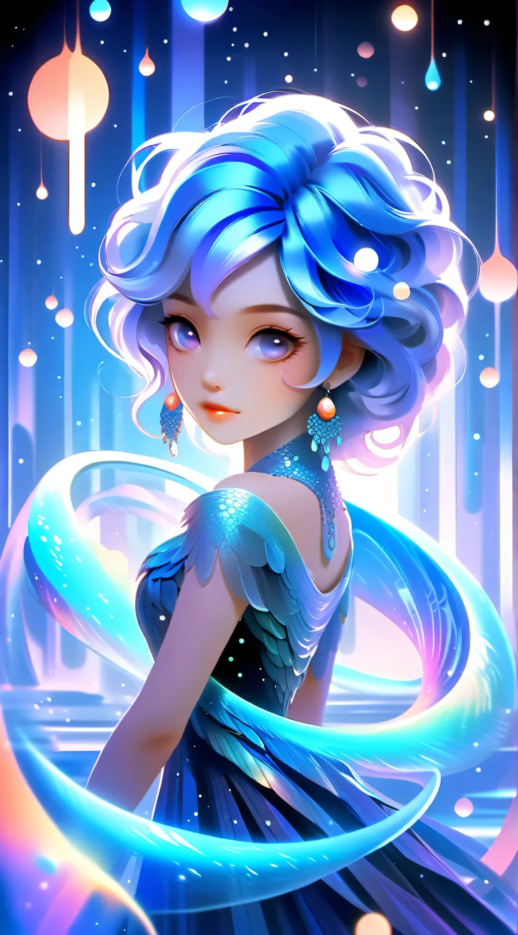 ai character: love background