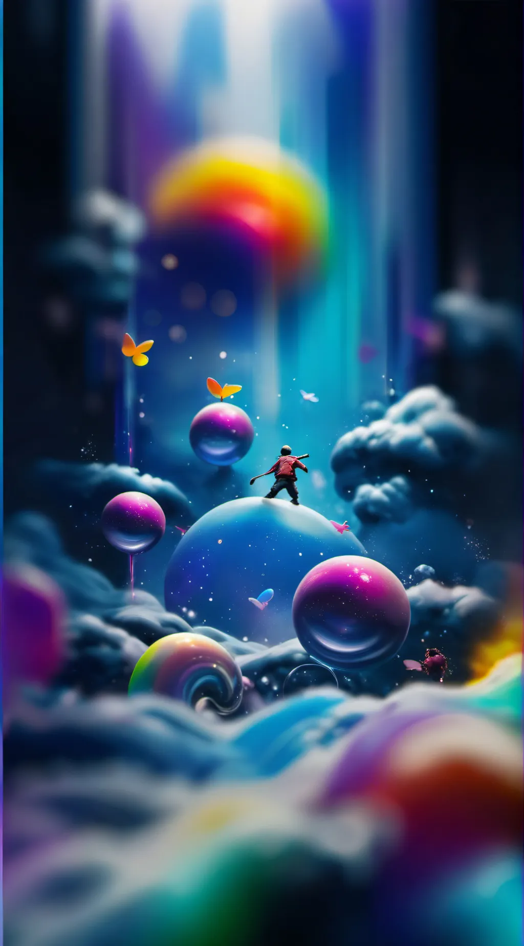 ai character: Rainbow friends background