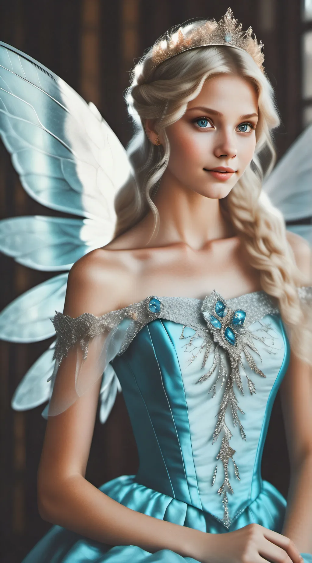 ai character: Fairy World  background