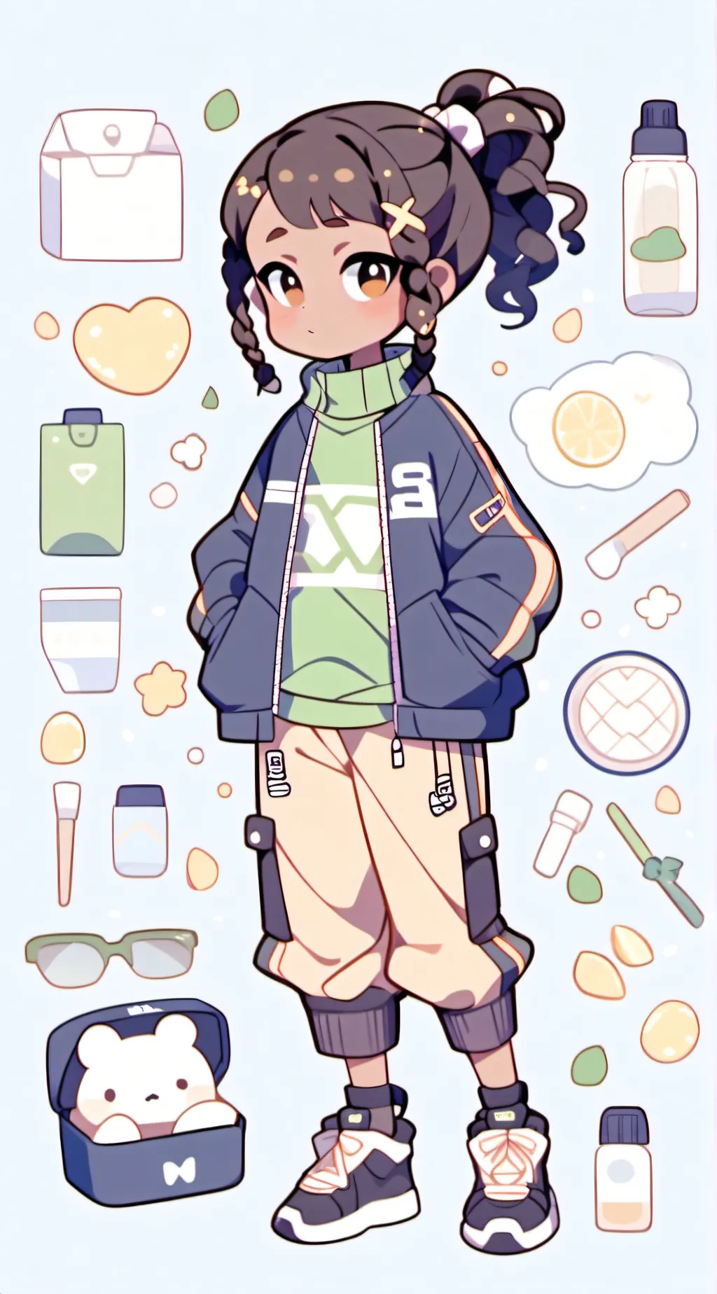 ai character: Zy, miracle 🥲 background