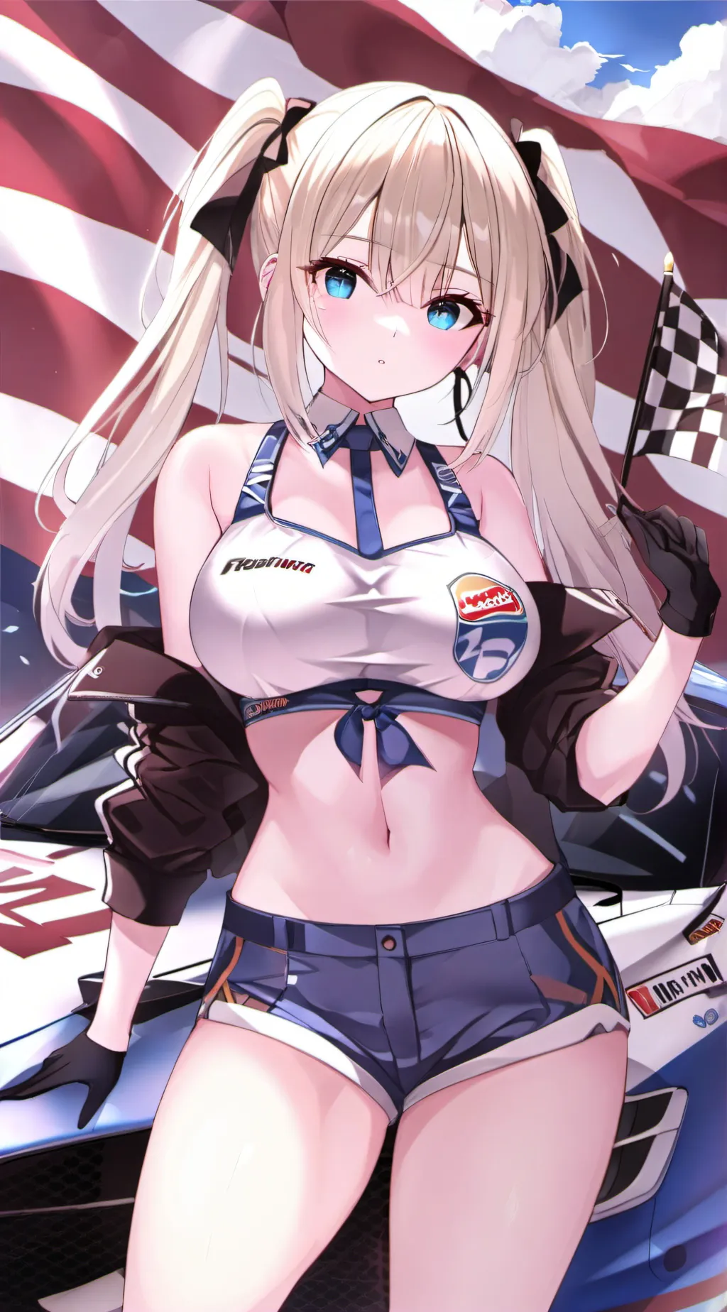 ai character: Monika  background