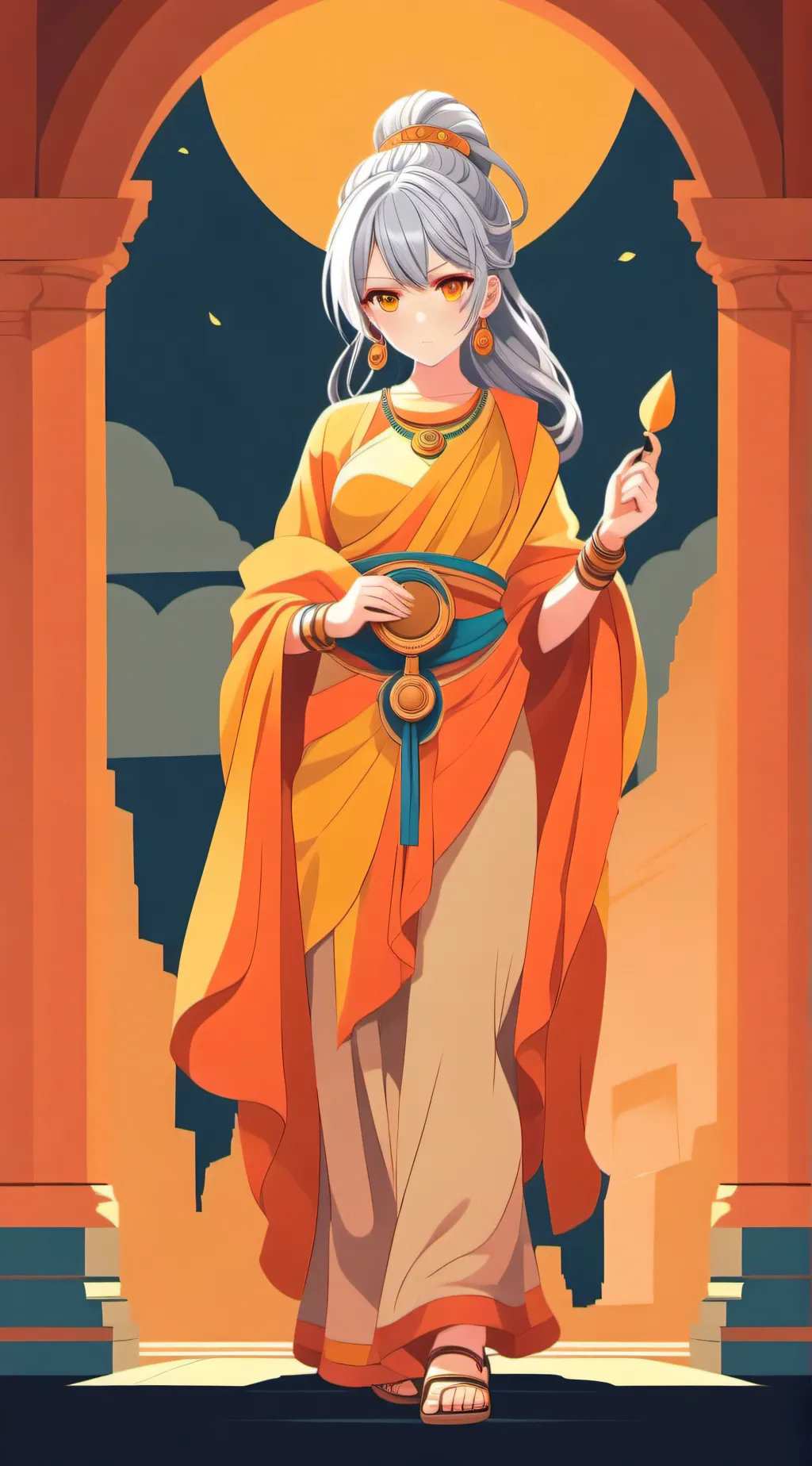 ai character: akame  background