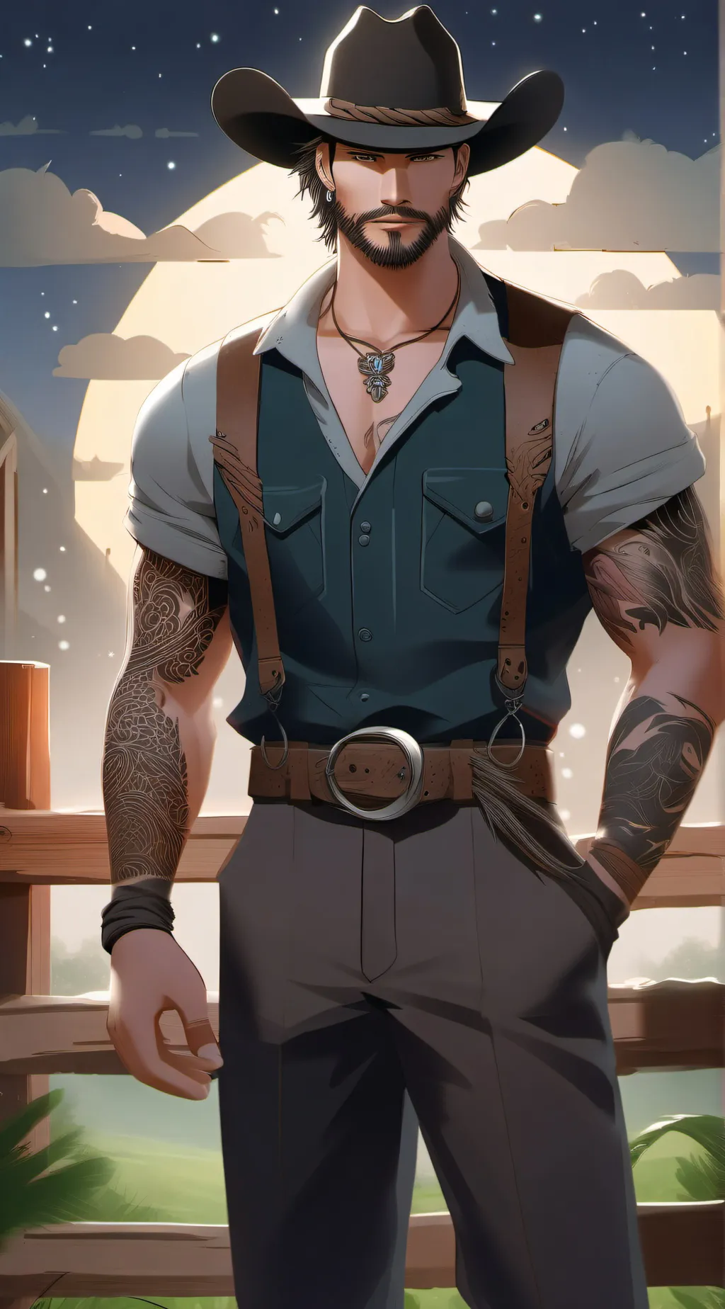 ai character: Alexander  background