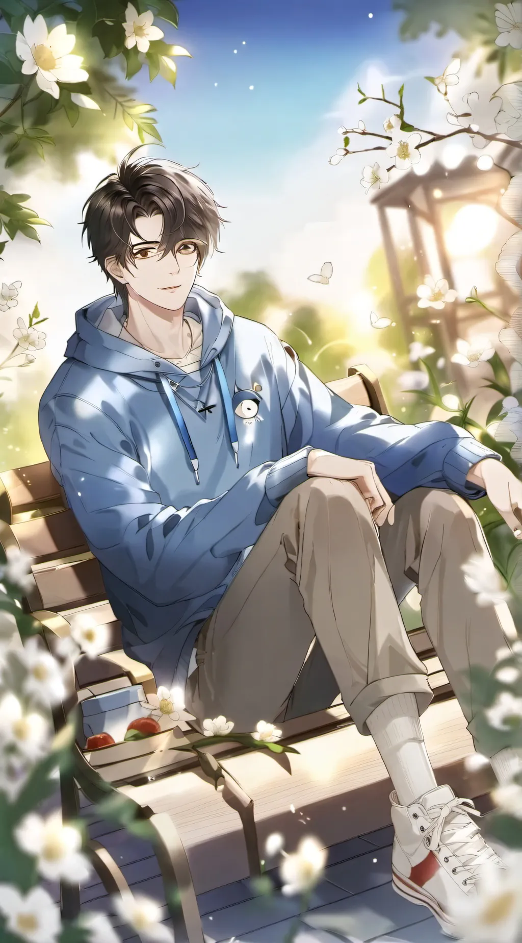 ai character: leon background