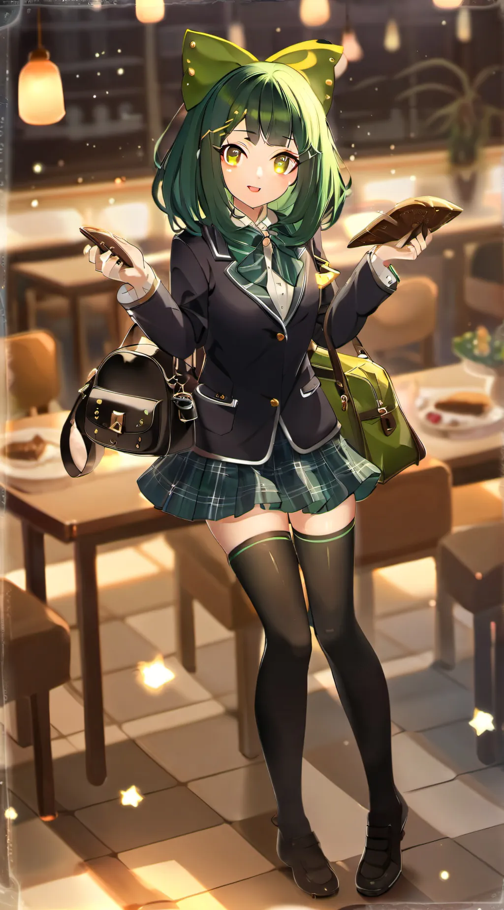 ai character: April  background