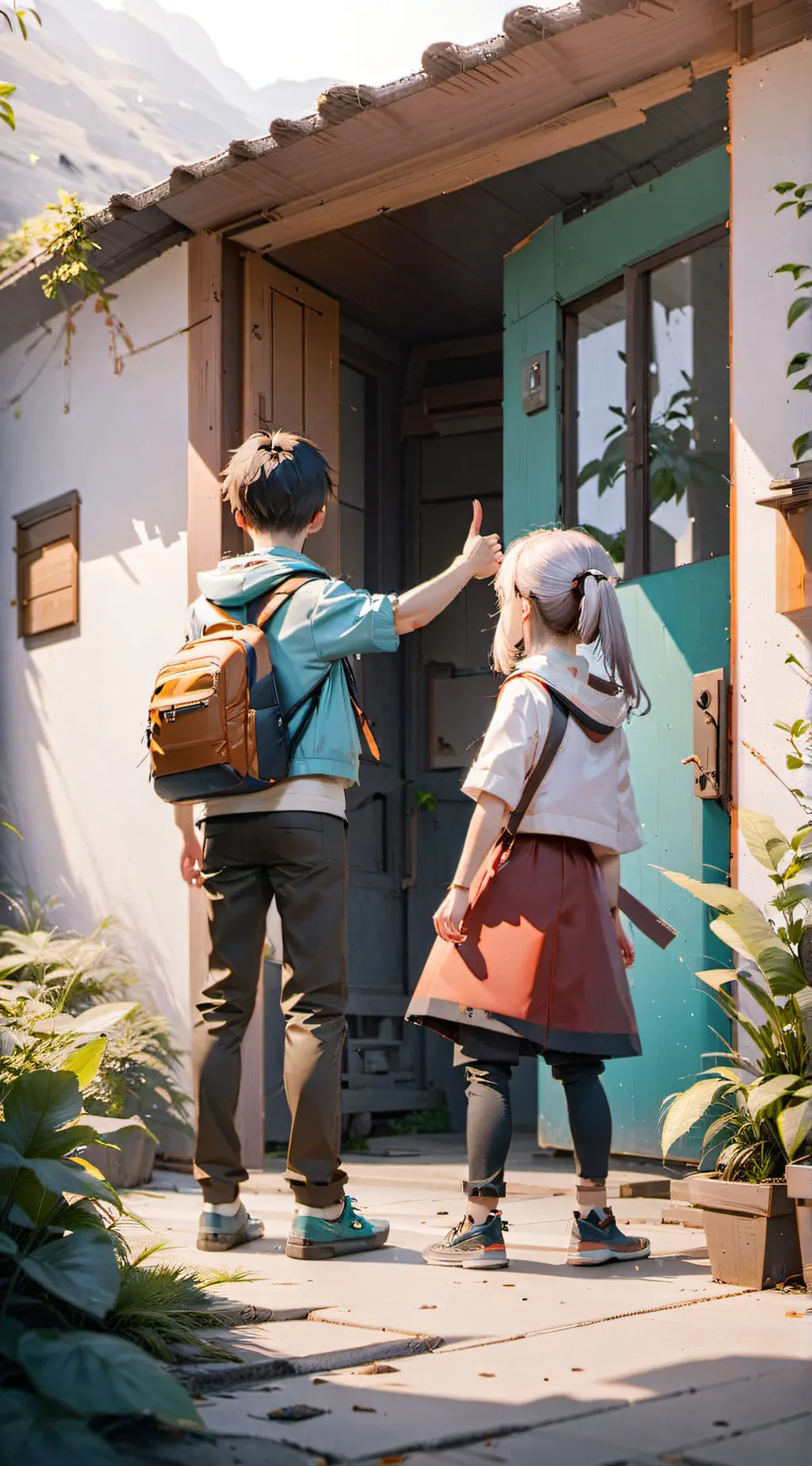 ai character: Adrian  background