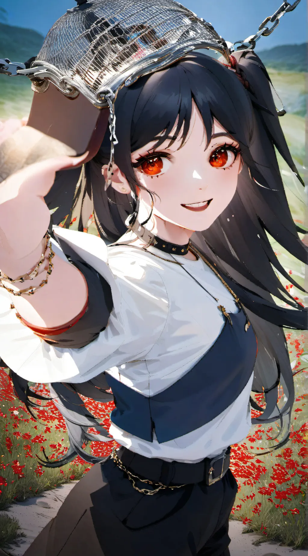 ai character: ăñøýėĺţčýšëïņ background