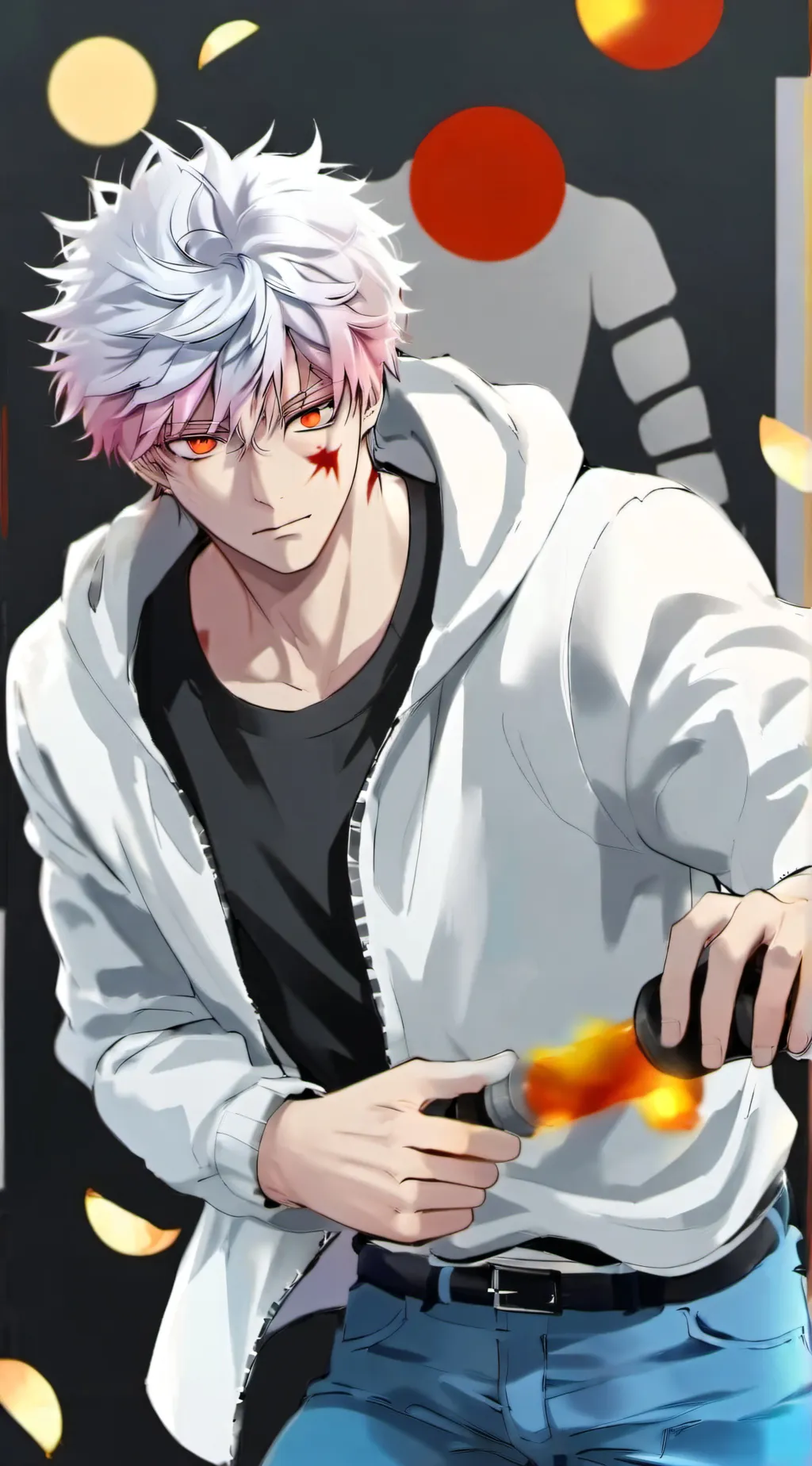 ai character: Villain Todoroki background