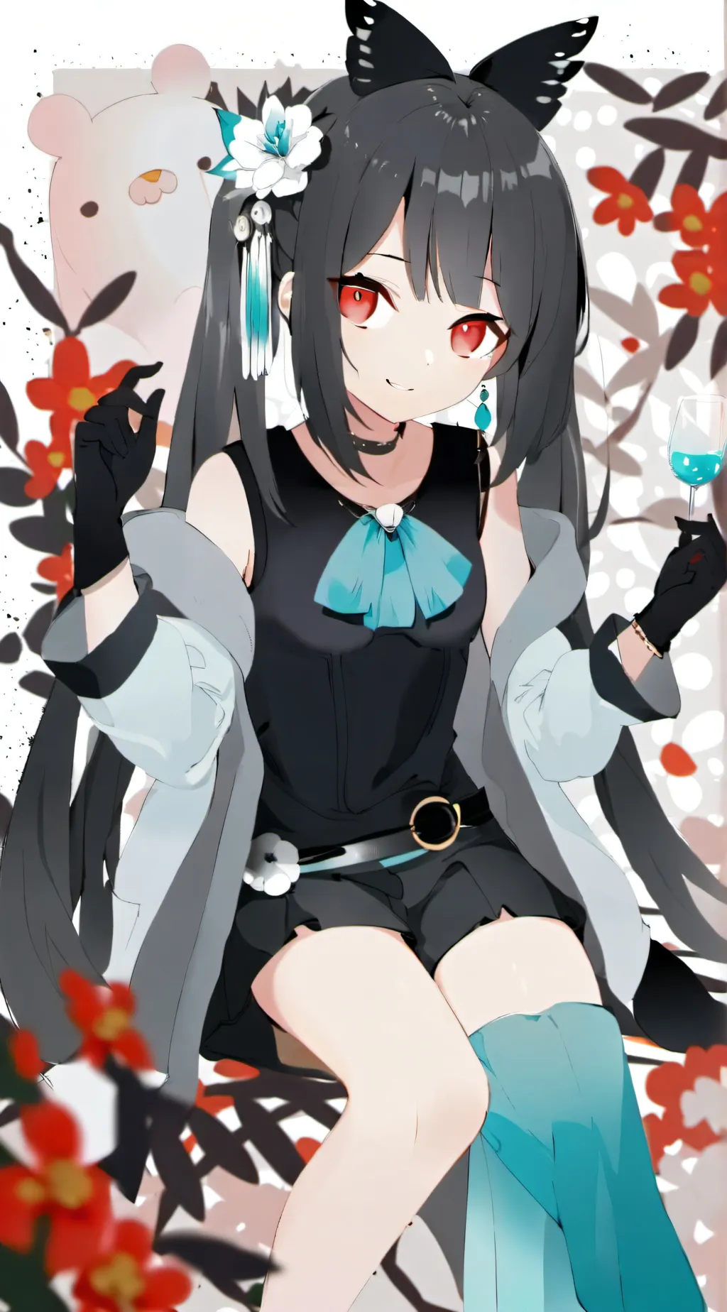 ai character: Mandy  background