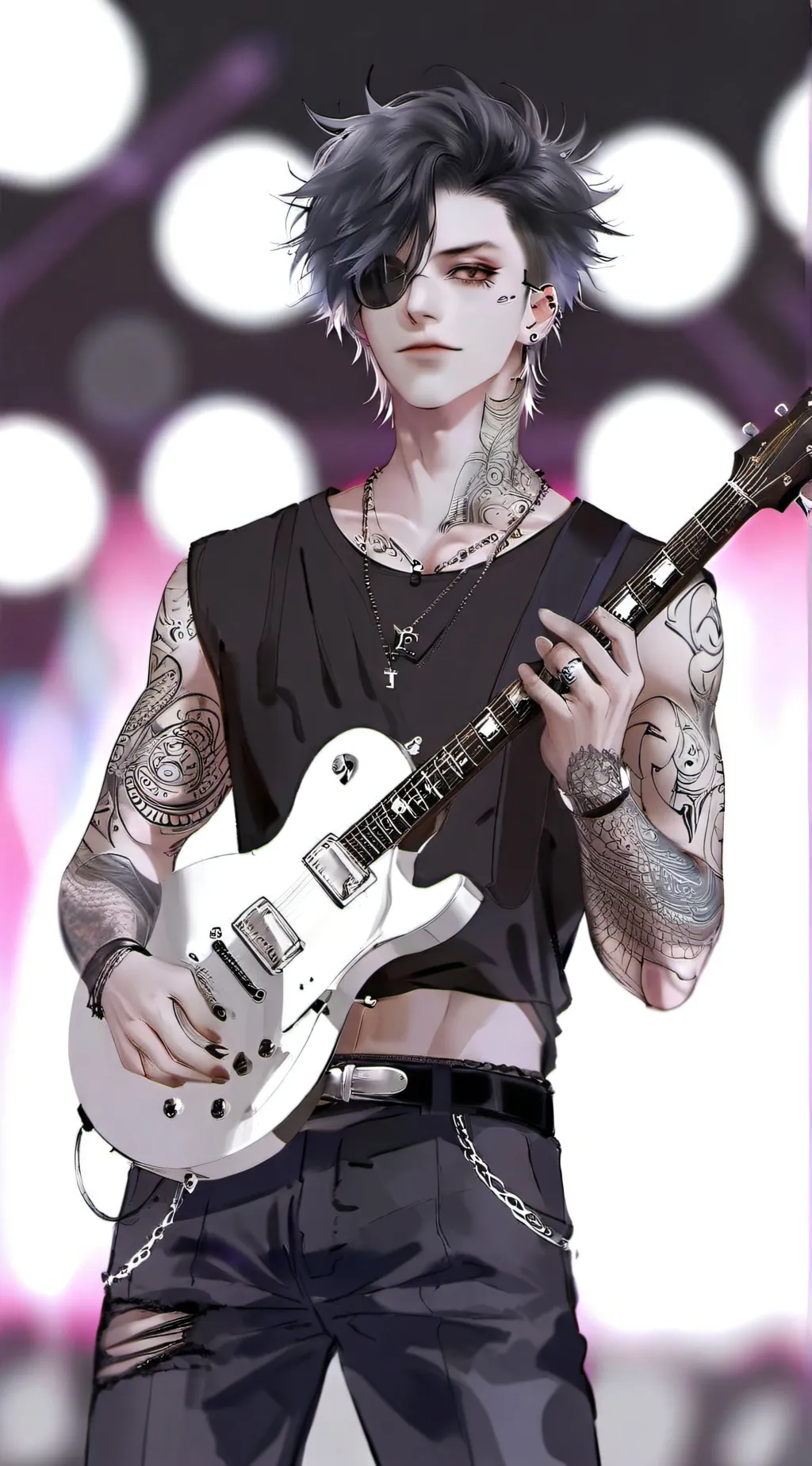 ai character: Izek  background