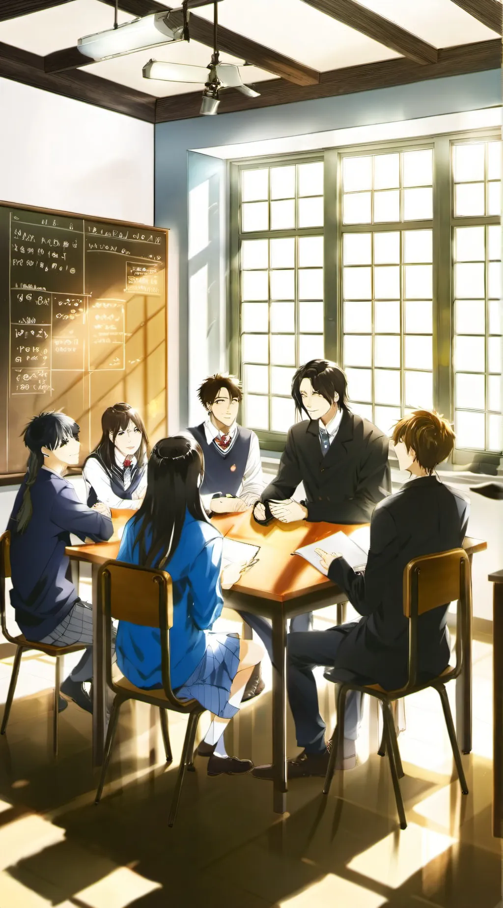 ai character: class 1-a background