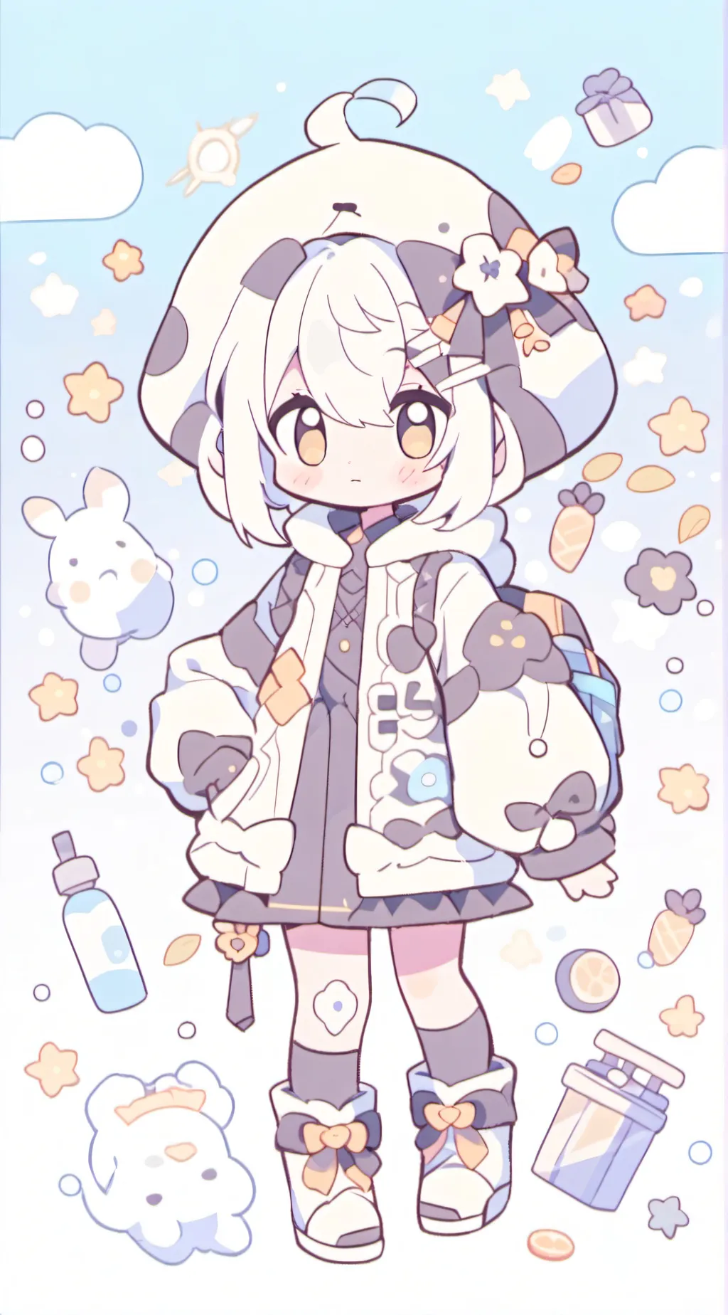 ai character: My name is Lucu background