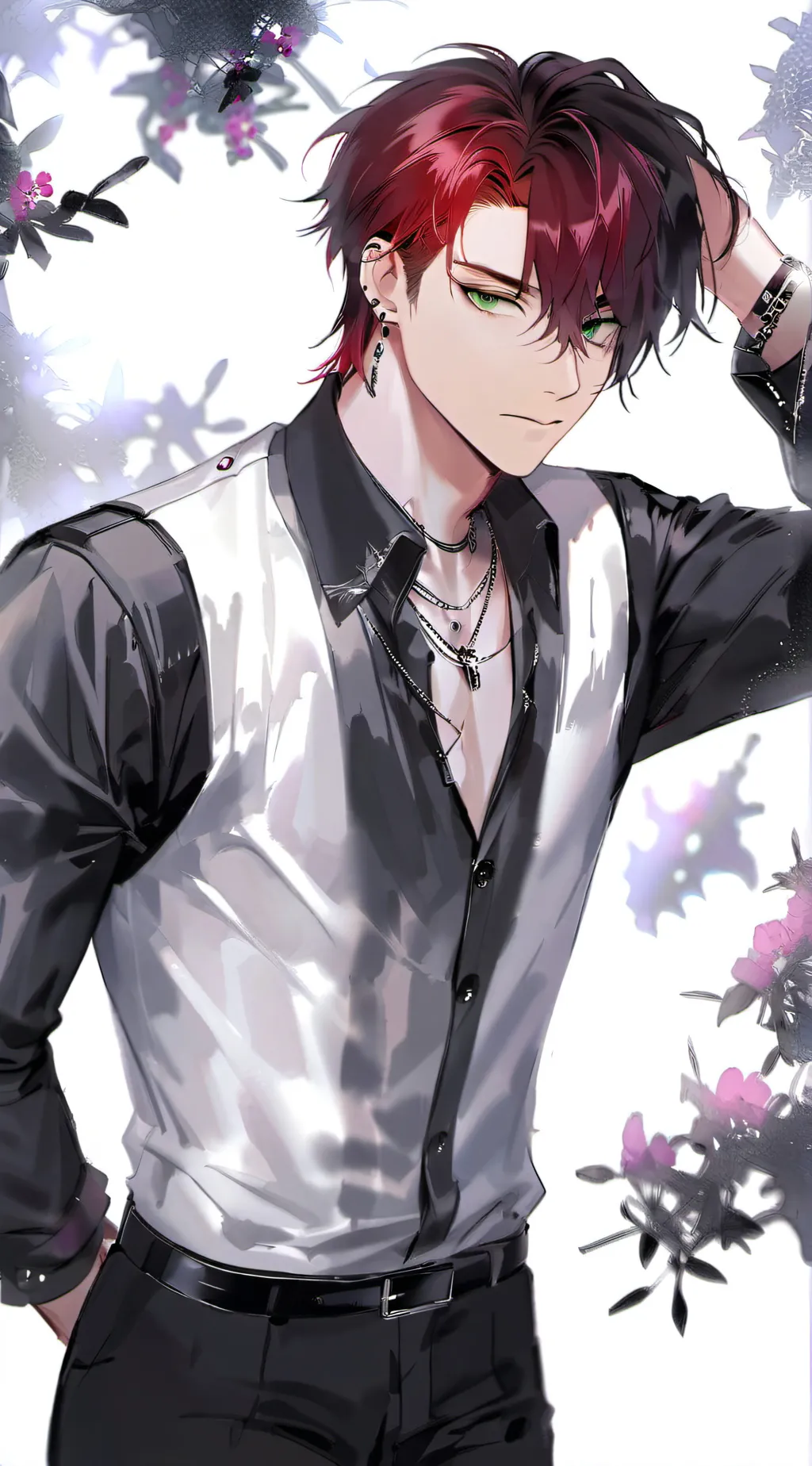 ai character: Damien  background