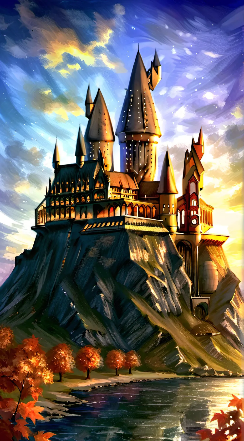 ai character: Hogwarts background