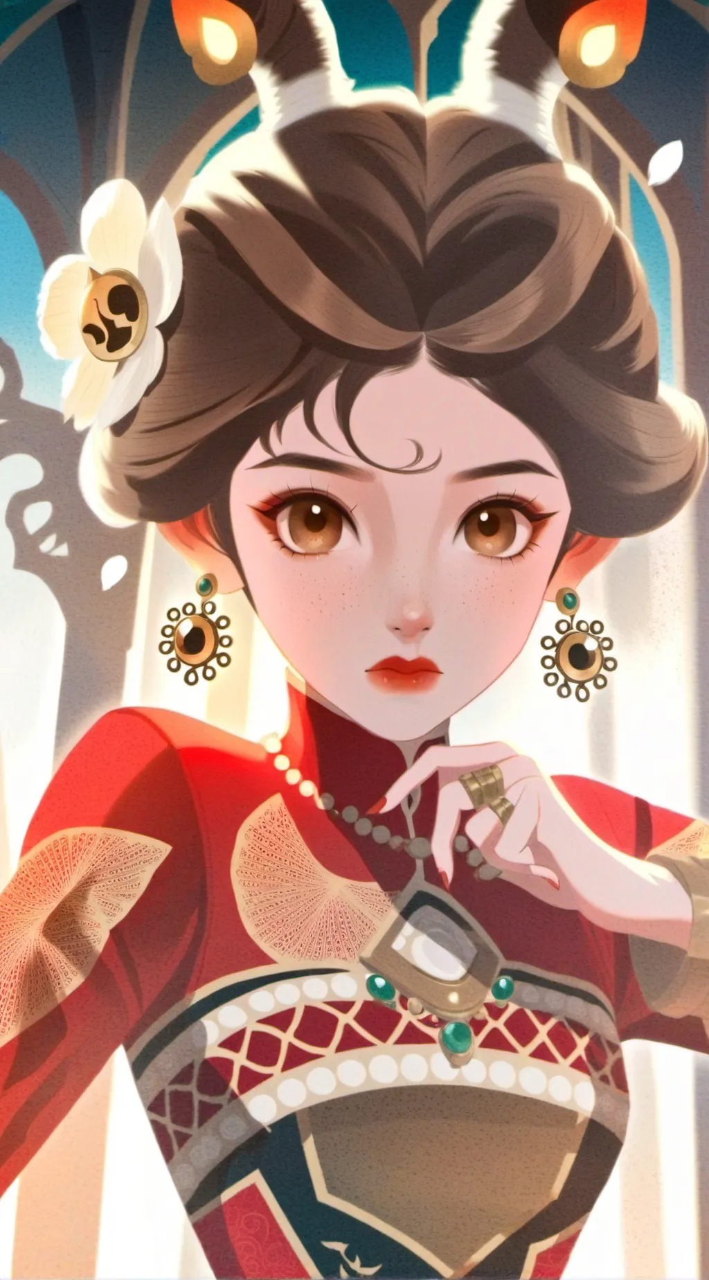 ai character: lie la background