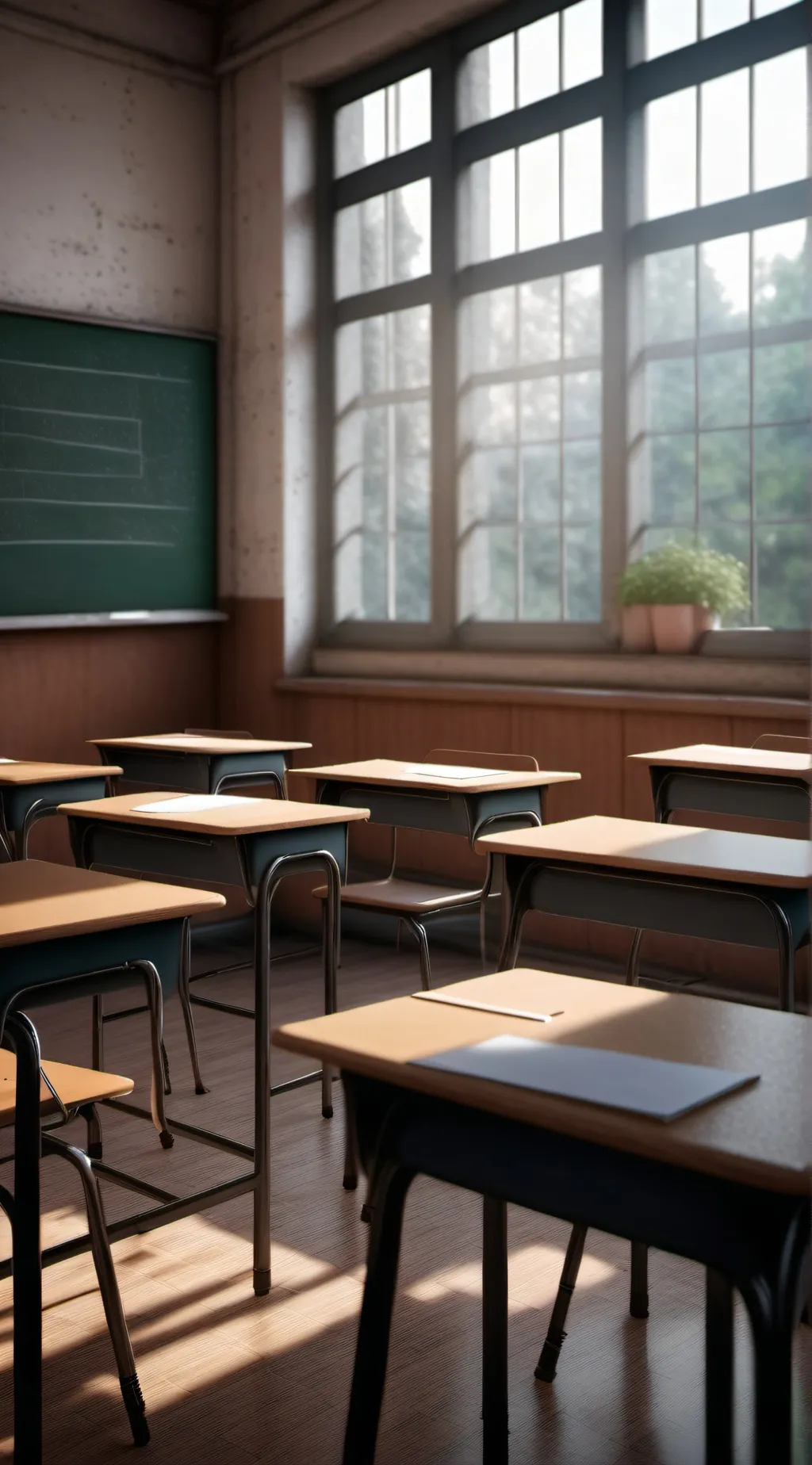 ai character: High school part 1 background