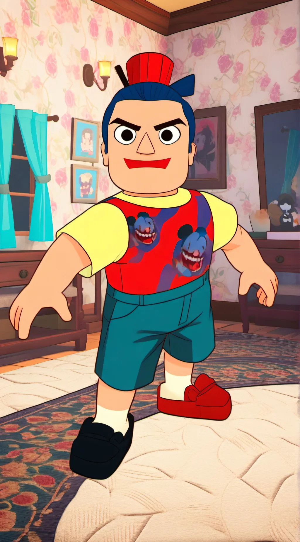 ai character: dixies world background