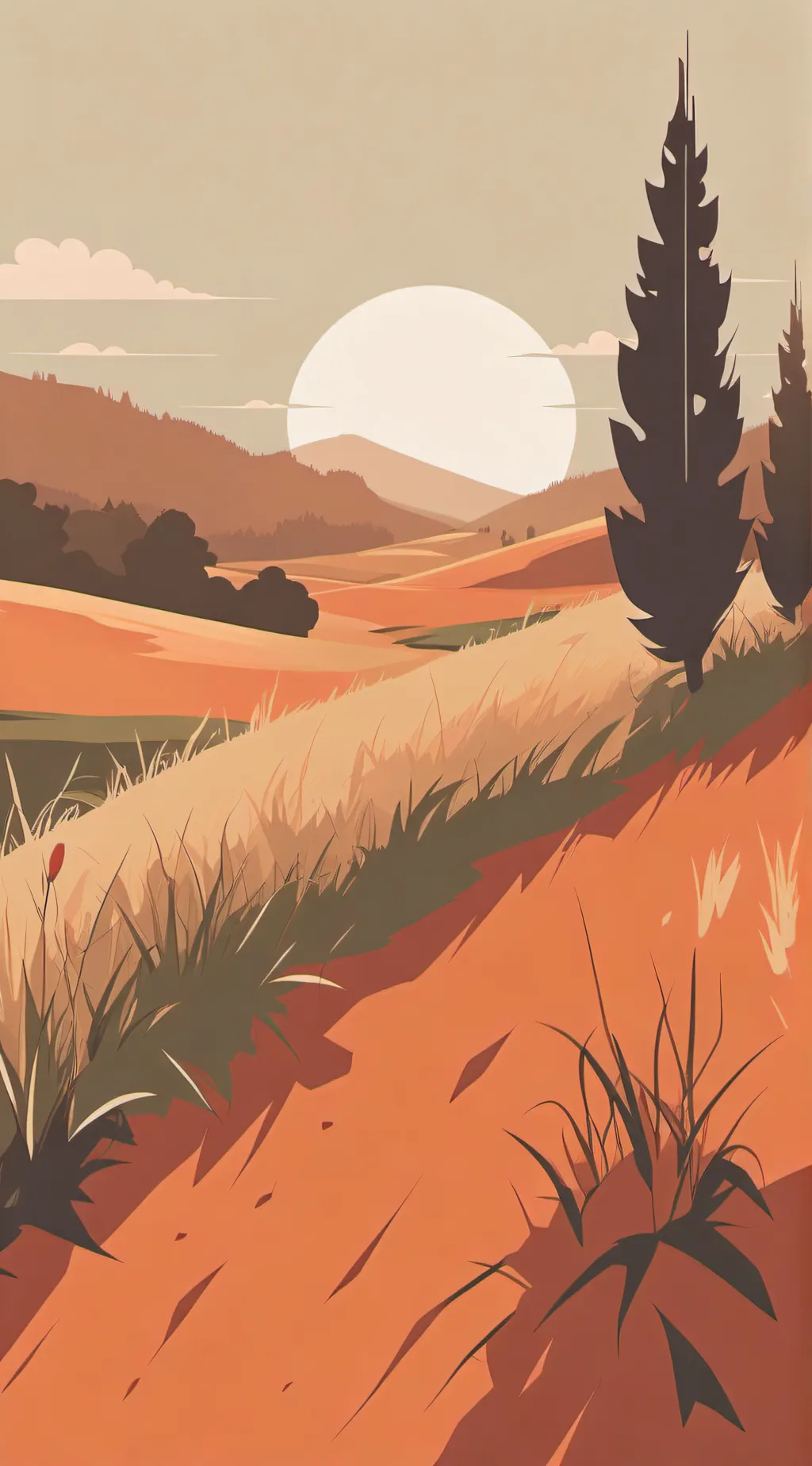 ai character: grass  background