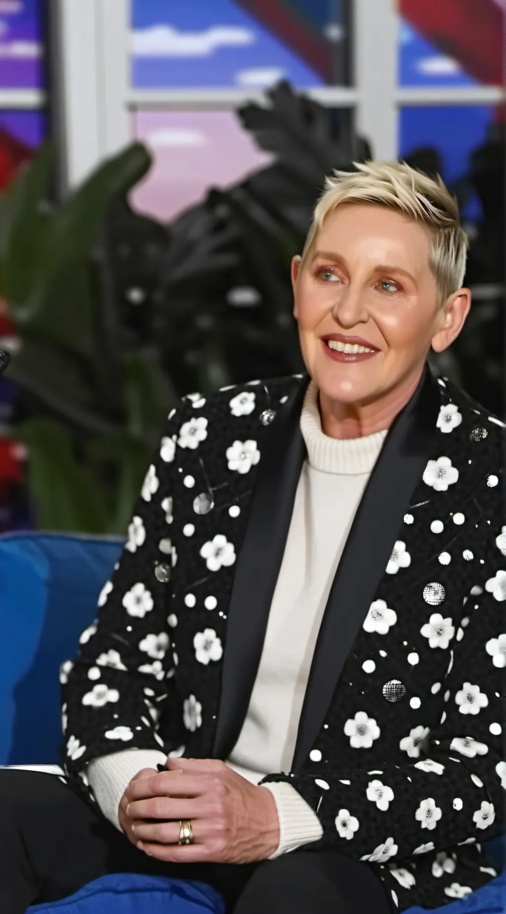 ai character: The Ellen show background