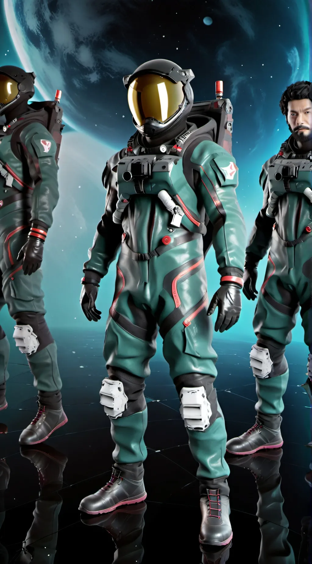 ai character: Among us background