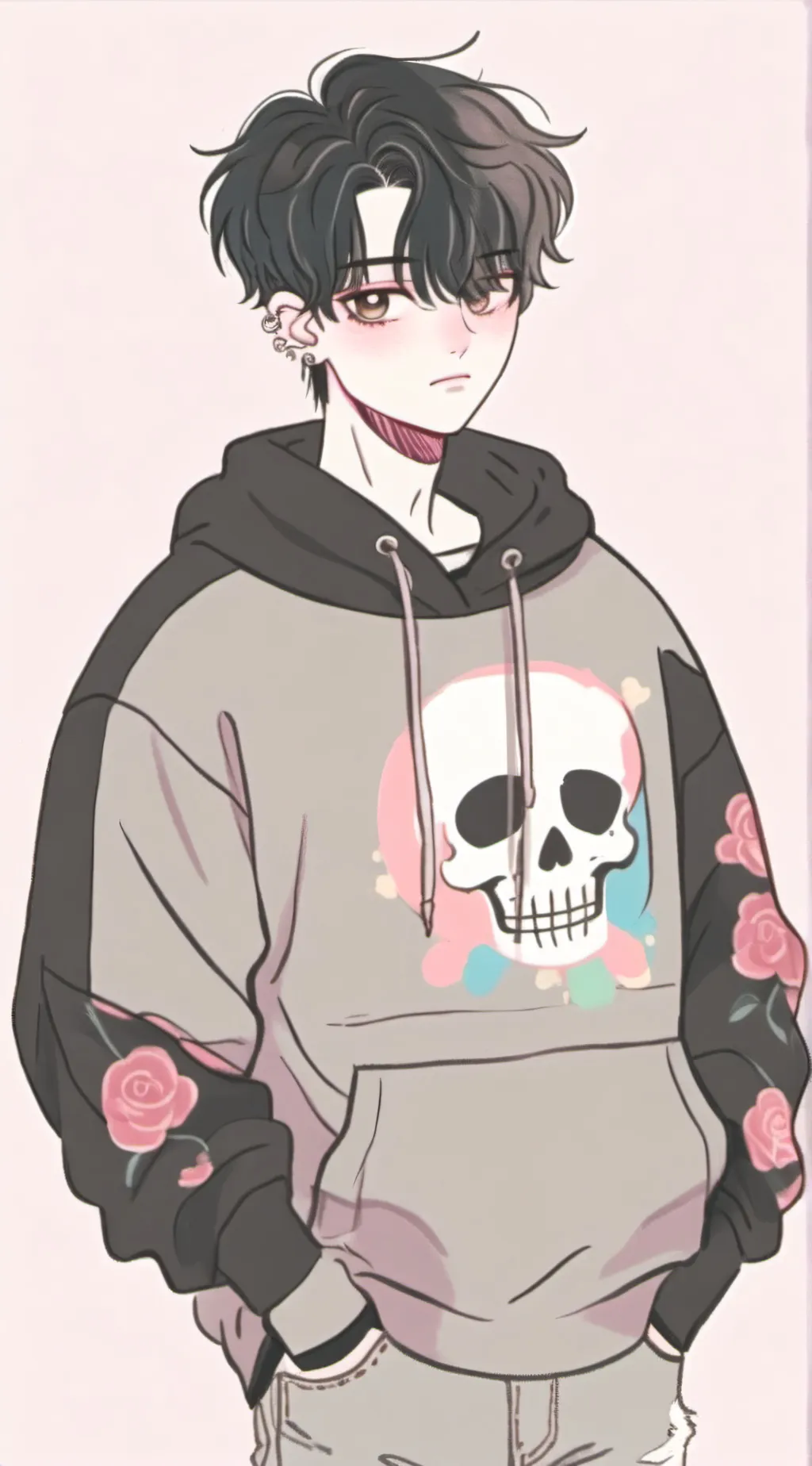 ai character: Casper  background