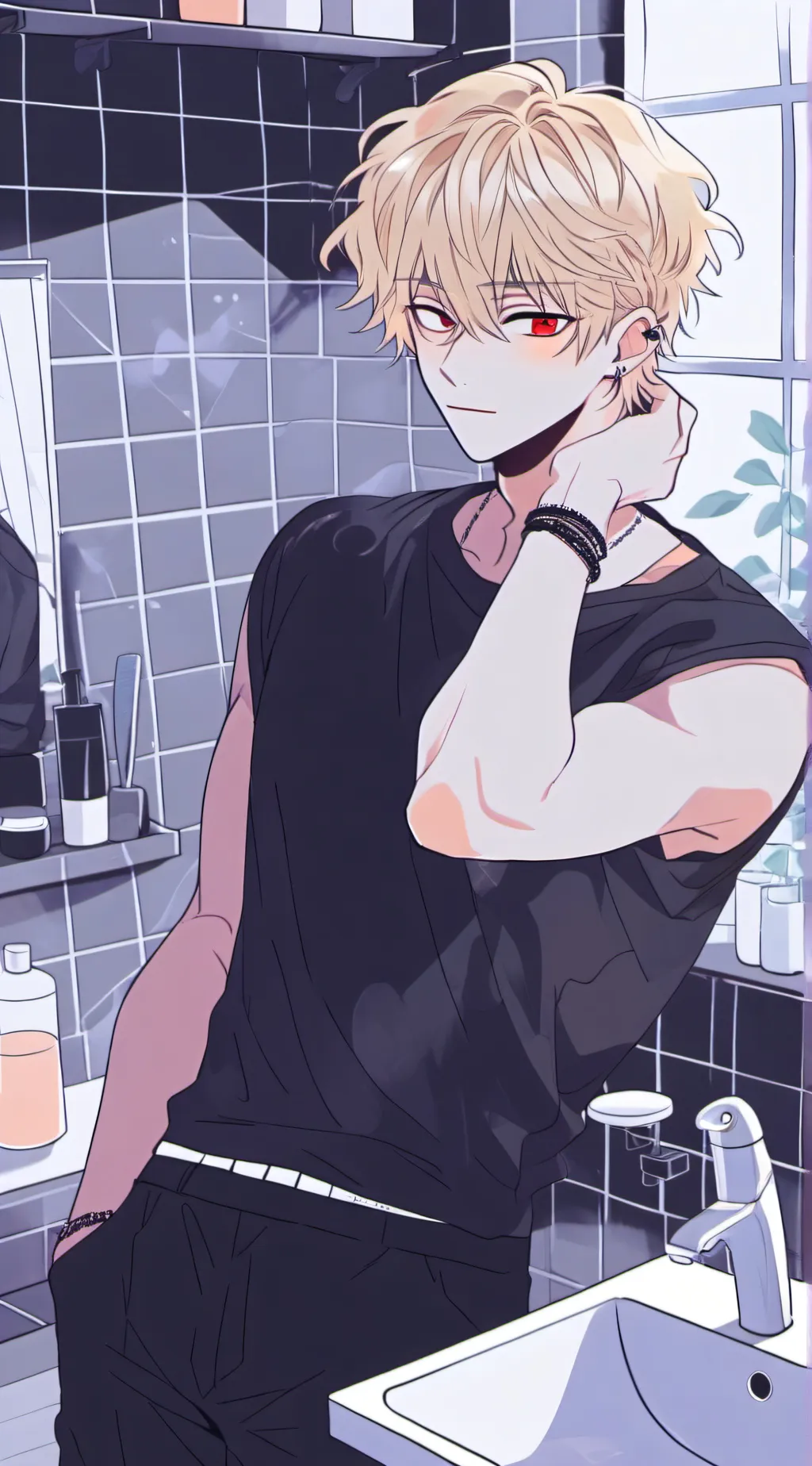 ai character: Zayne  background